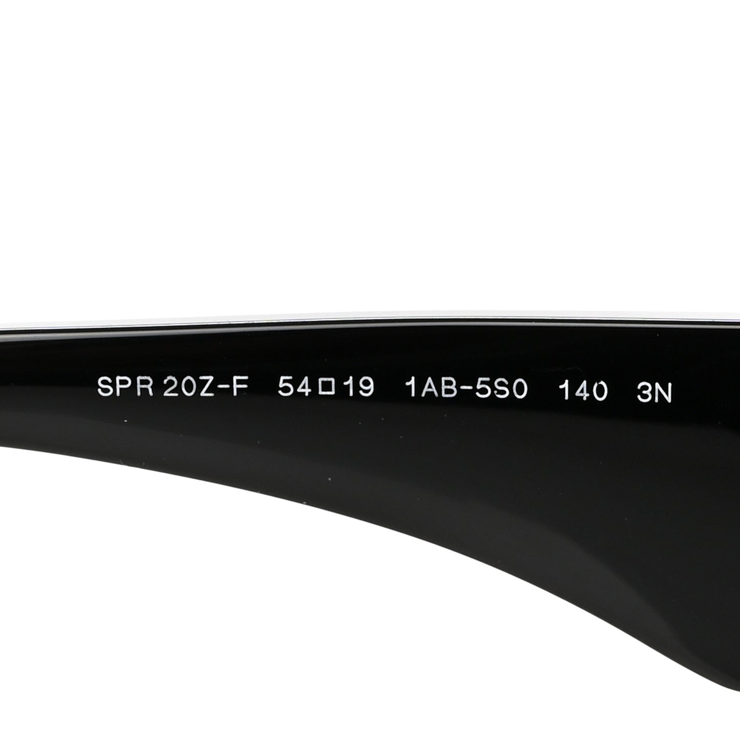 Acetate Oval Symbole Sunglasses SPR 20Z Black