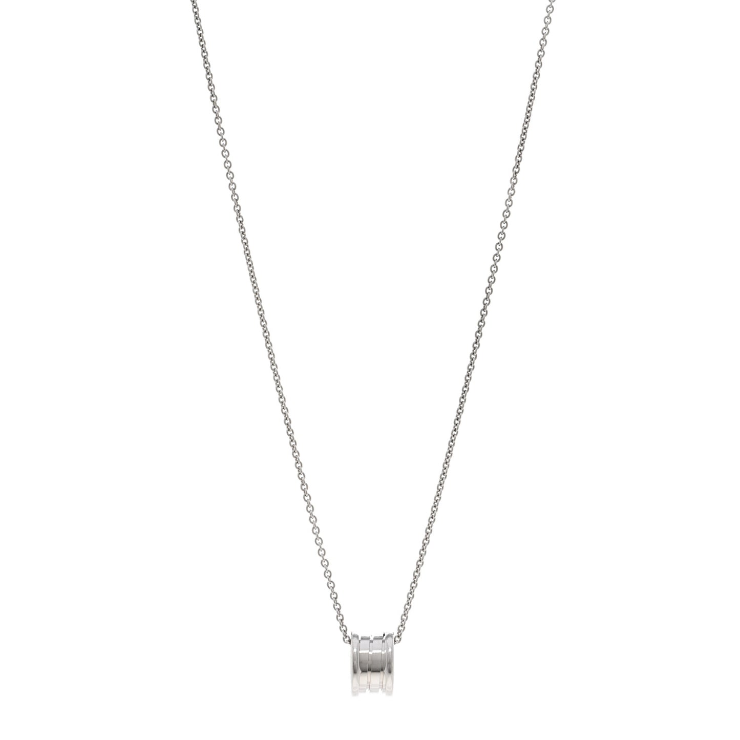 18K White Gold B.Zero1 Pendant Necklace