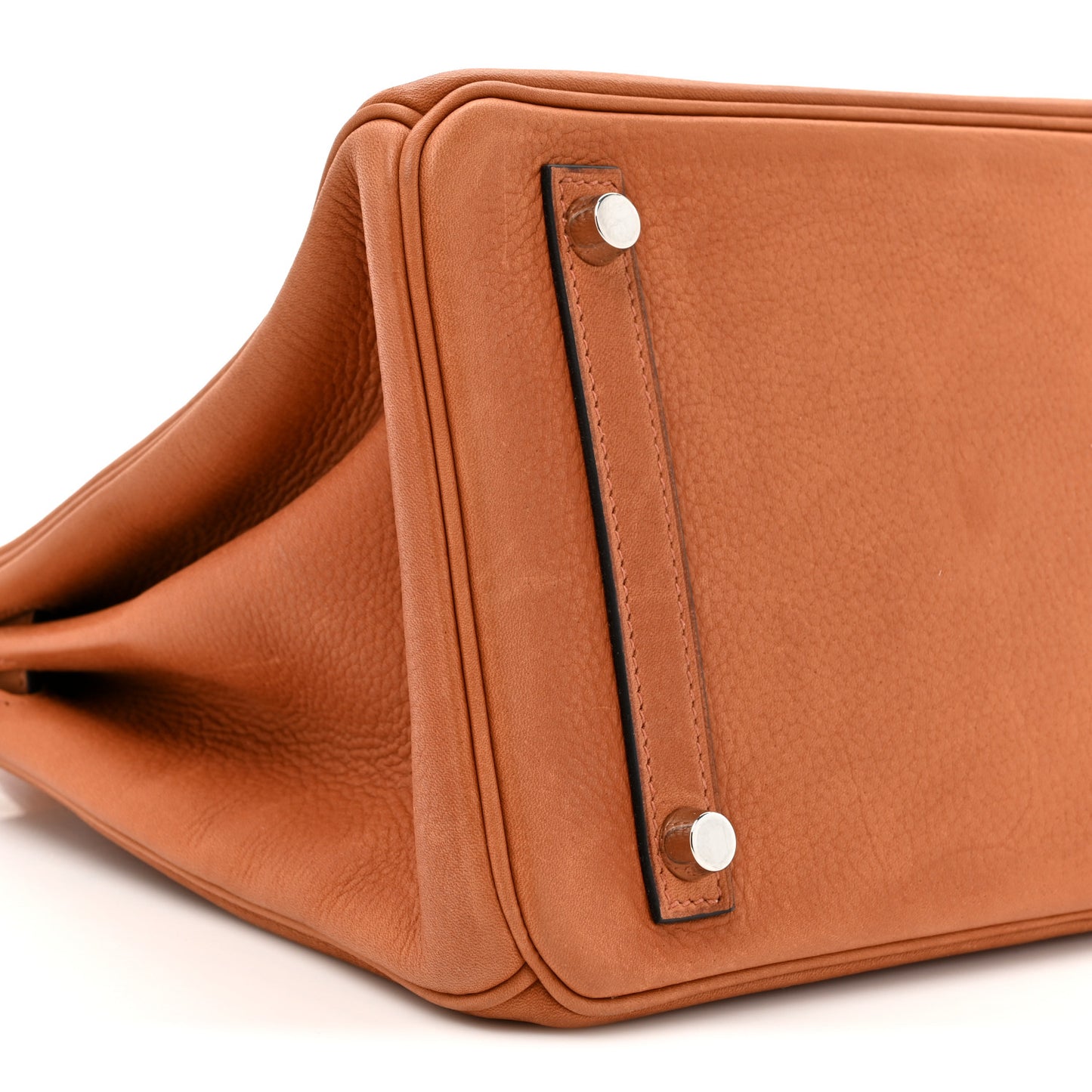 Taurillon Saddle Birkin 30 Cuivre