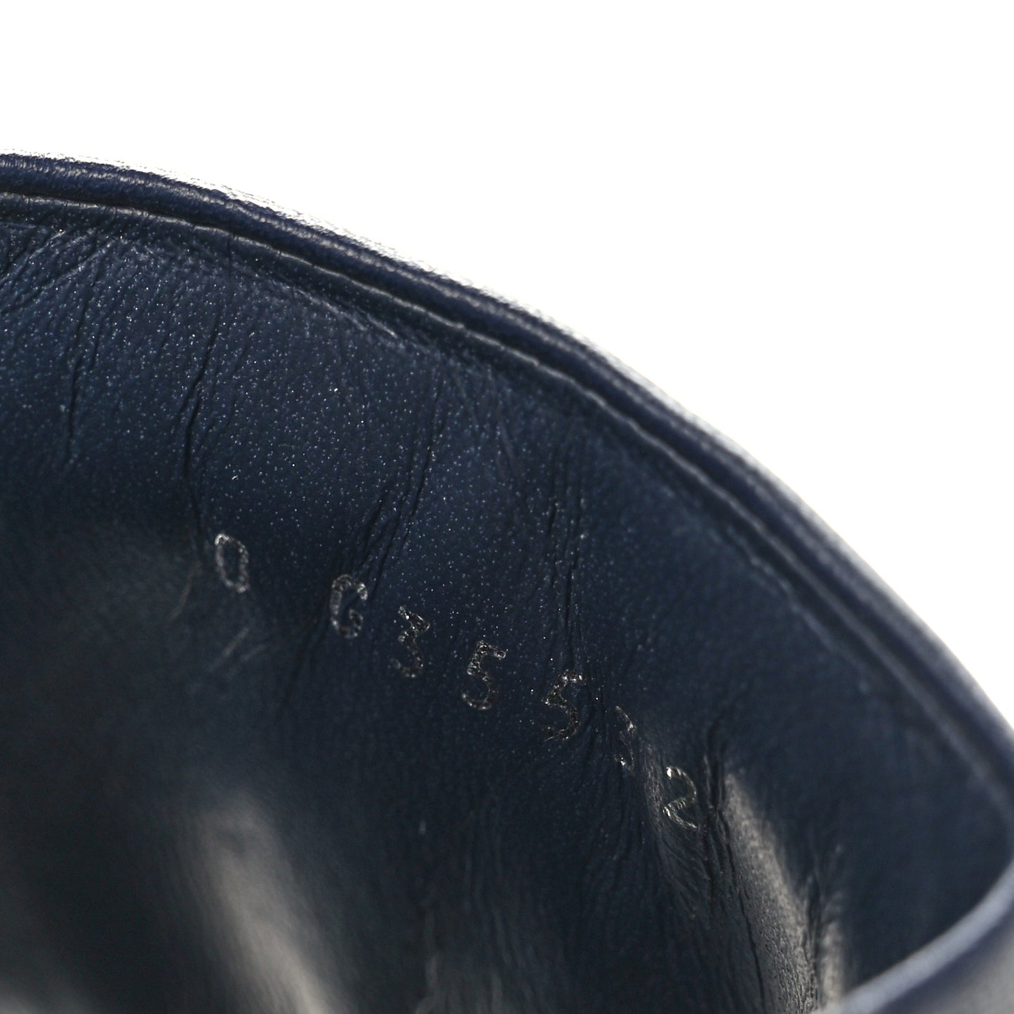 Lambskin CC Braided Mules 36 Navy Blue Black