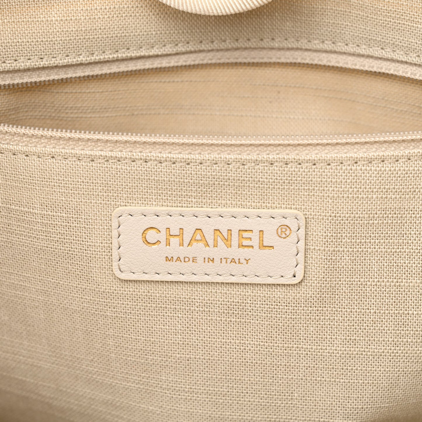 Mixed Fibers Small Deauville Tote White