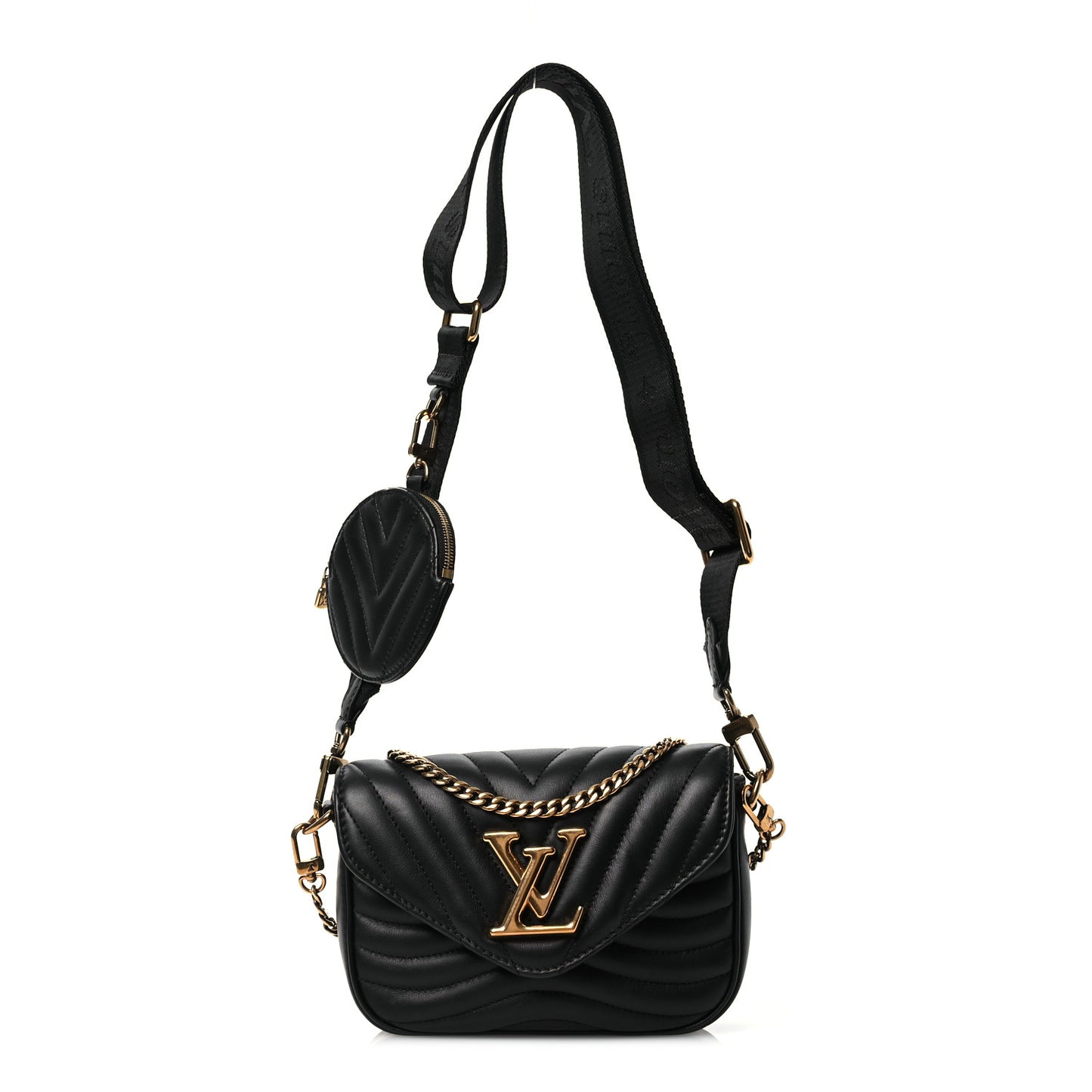 Calfskin New Wave Multi Pochette Black