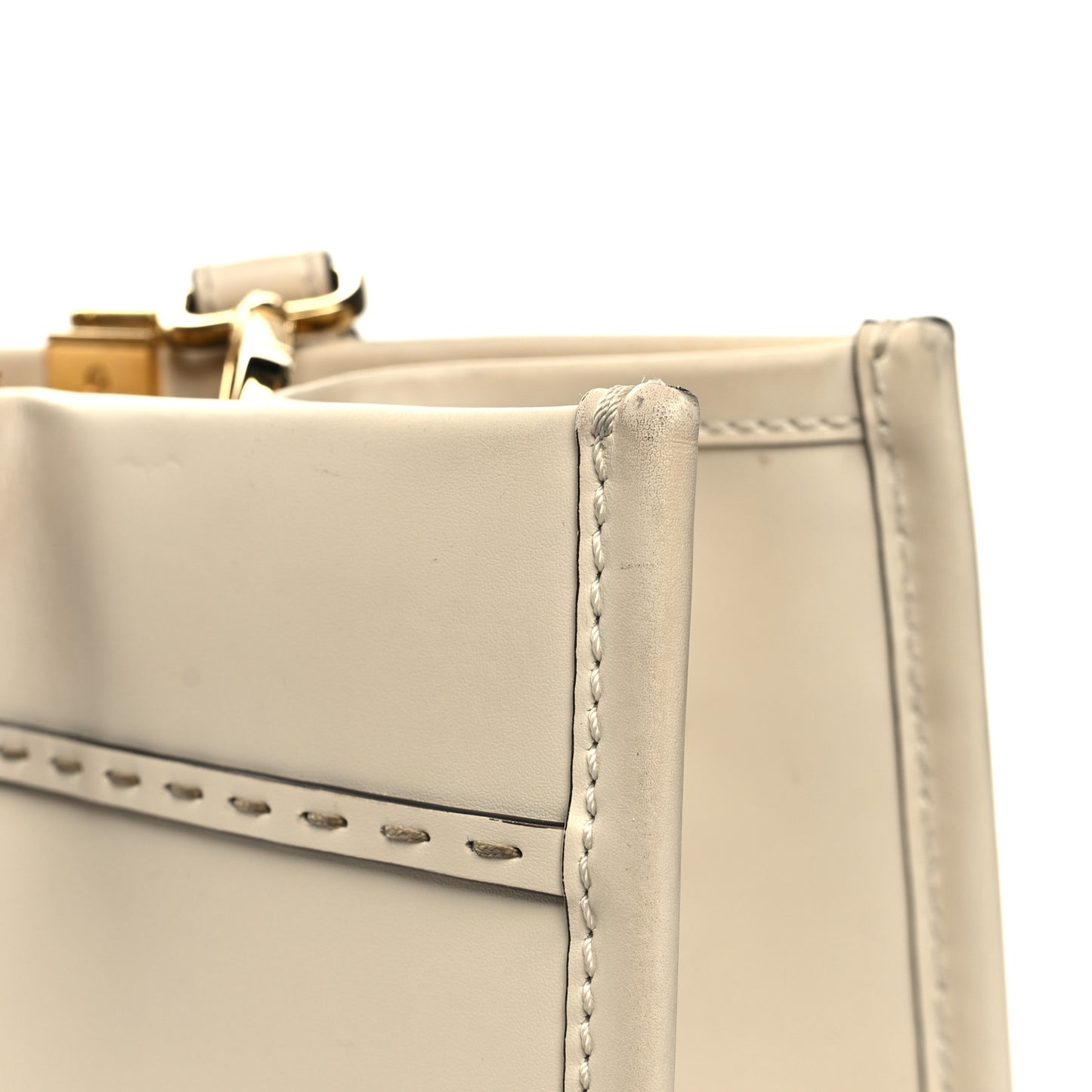Vitello King Plexiglass Medium Fendi Sunshine Shopper Tote White Ice