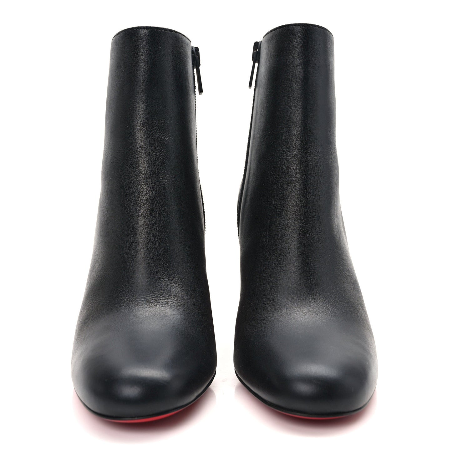 Calfskin Turela 85 Ankle Boots 36.5 Black