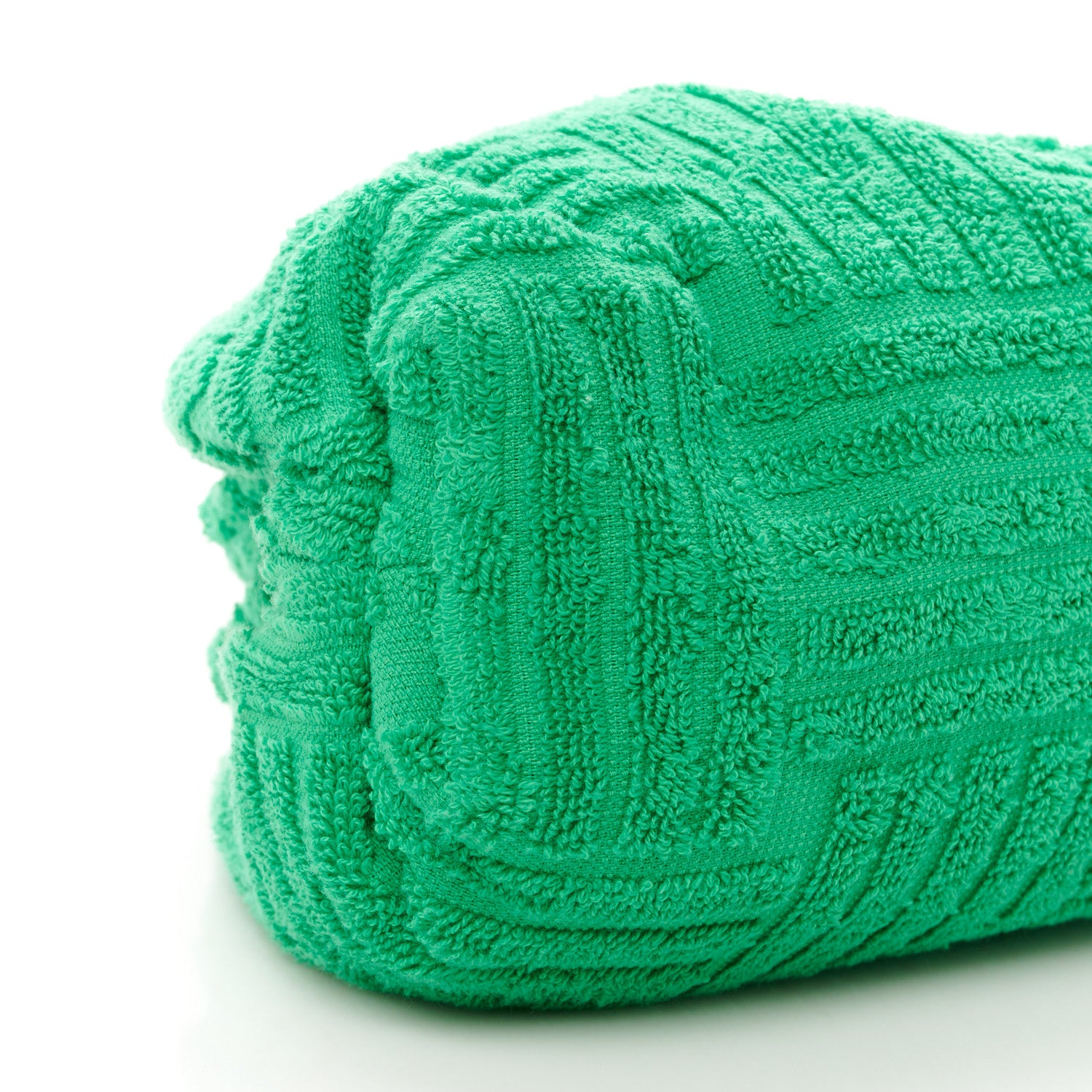 Bottega Veneta Sponge Fabric The Pouch Clutch Grass 10 of 11