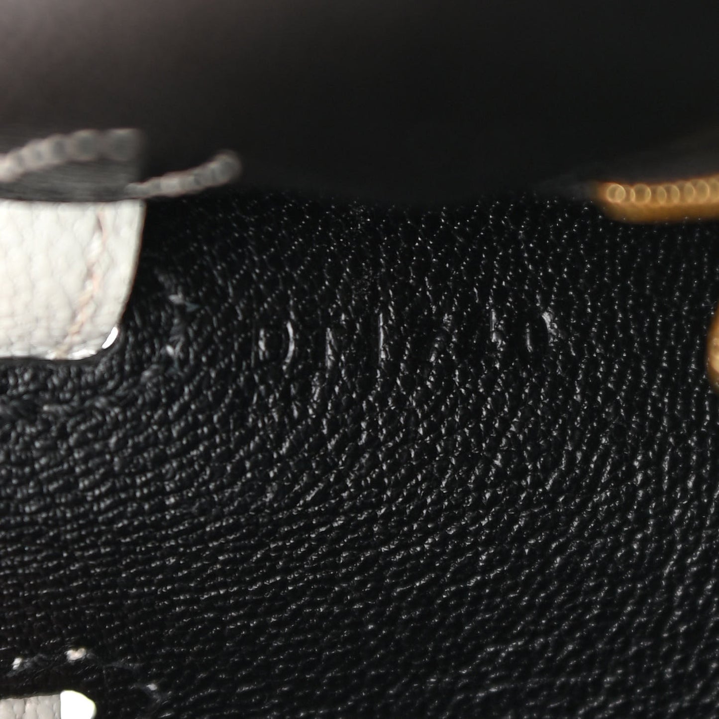 Chevre Mysore Bi-Color Horseshoe Kelly Sellier 25 Black Gris Mouette