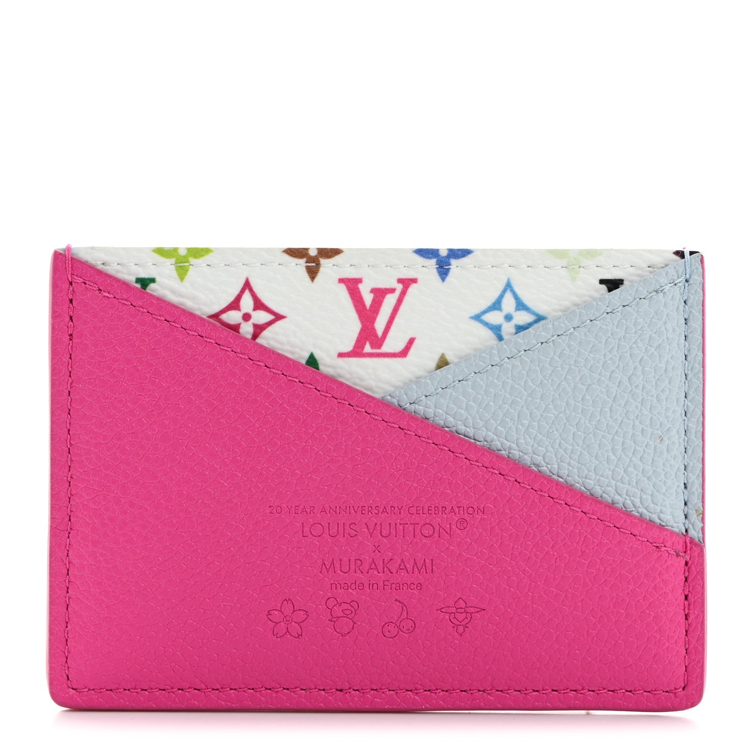 Louis Vuitton LV X TM Monogram Multicolor Criss-Cross Card Holder Kawaii Pink 1 of 7