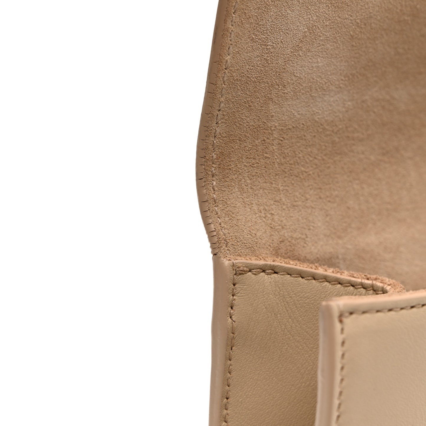 Calfskin Classic Y Ligne Clutch Light Beige