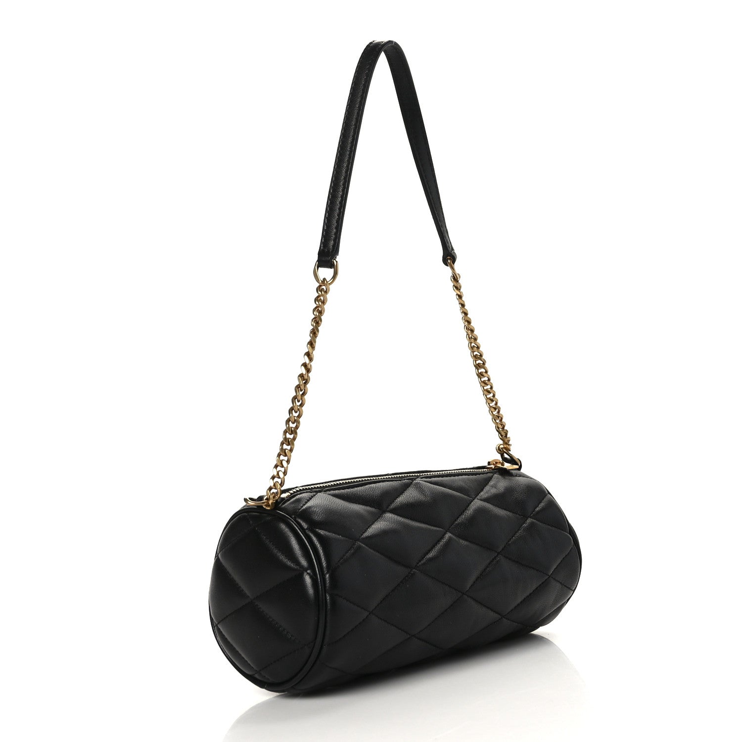 Saint Laurent Lambskin Monogram Mini Sade Tube Bag Black 3 of 9
