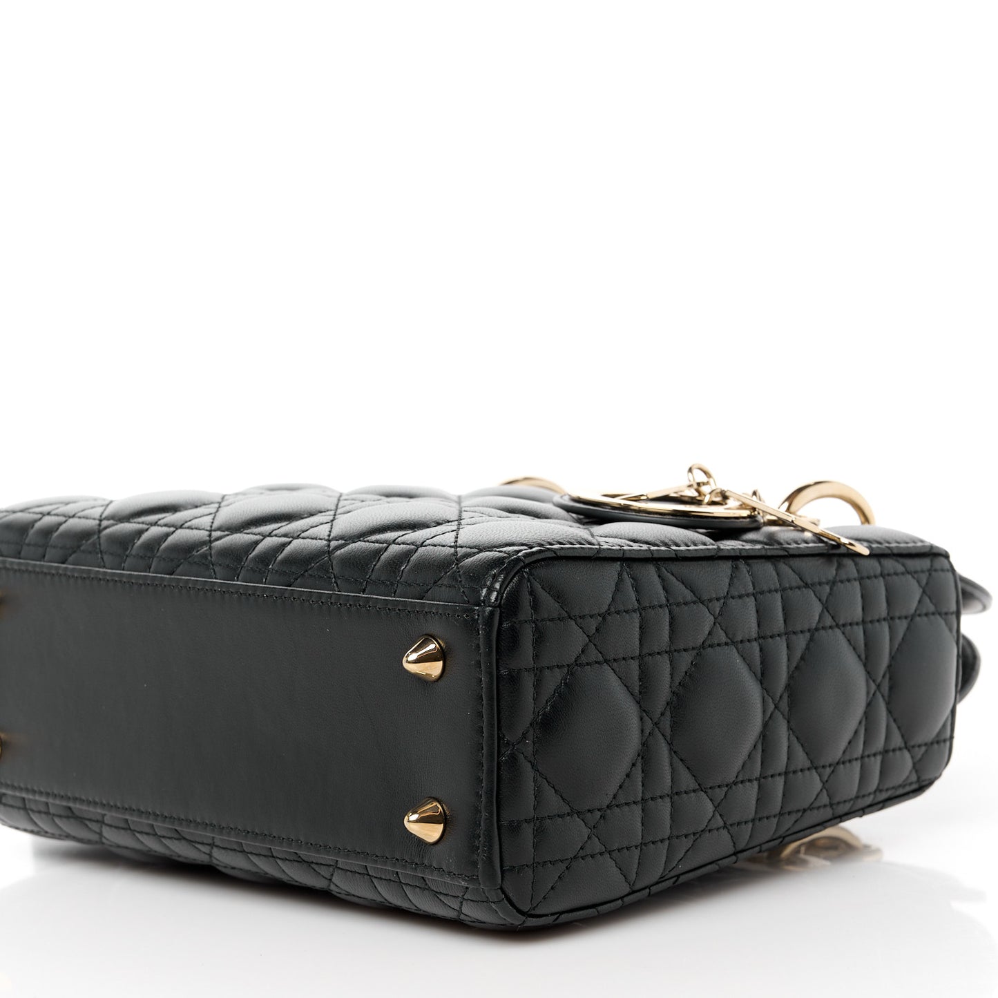 Lambskin Cannage Small My ABCDior Lady Dior Black
