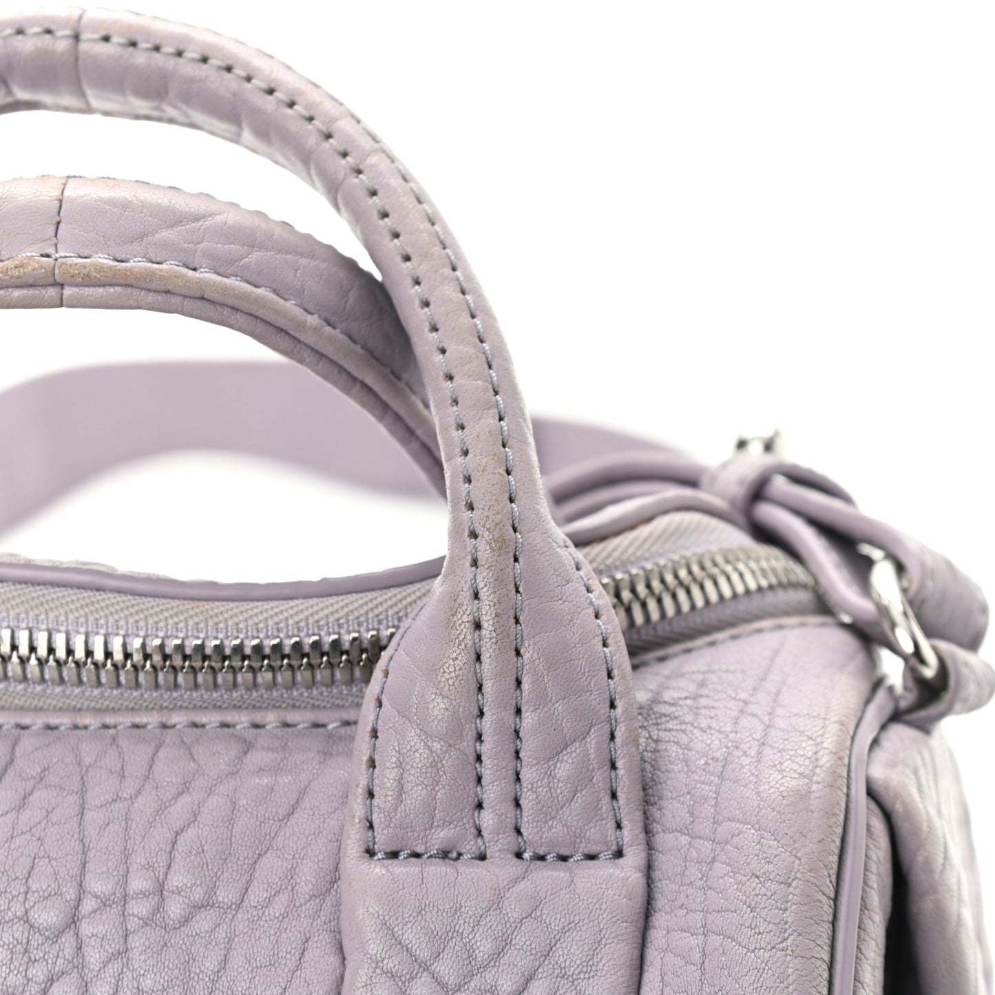 Pebbled Lambskin Mini Rockie Lavender Rodhium Hardware
