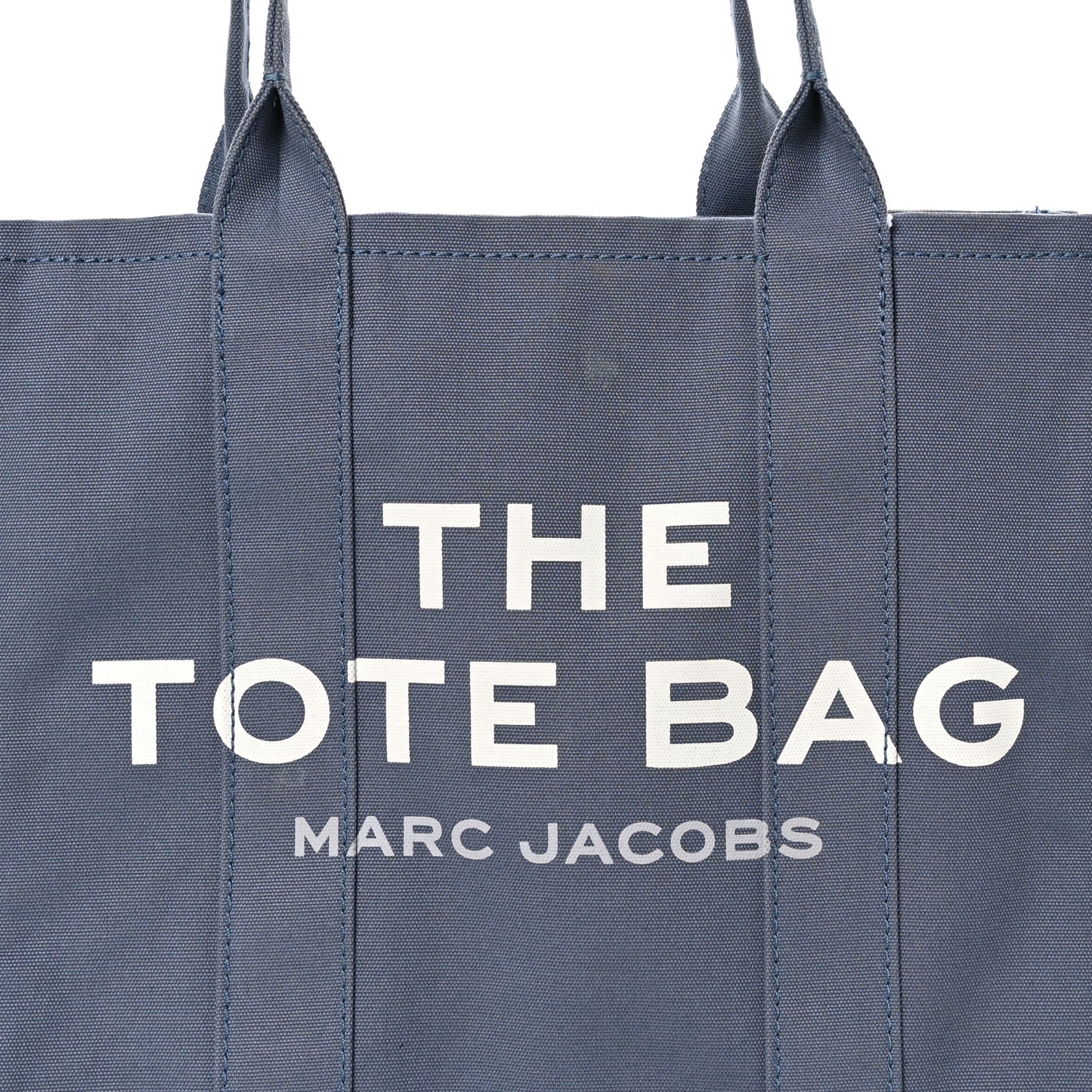 Cotton Canvas The Traveler Tote Bag Blue