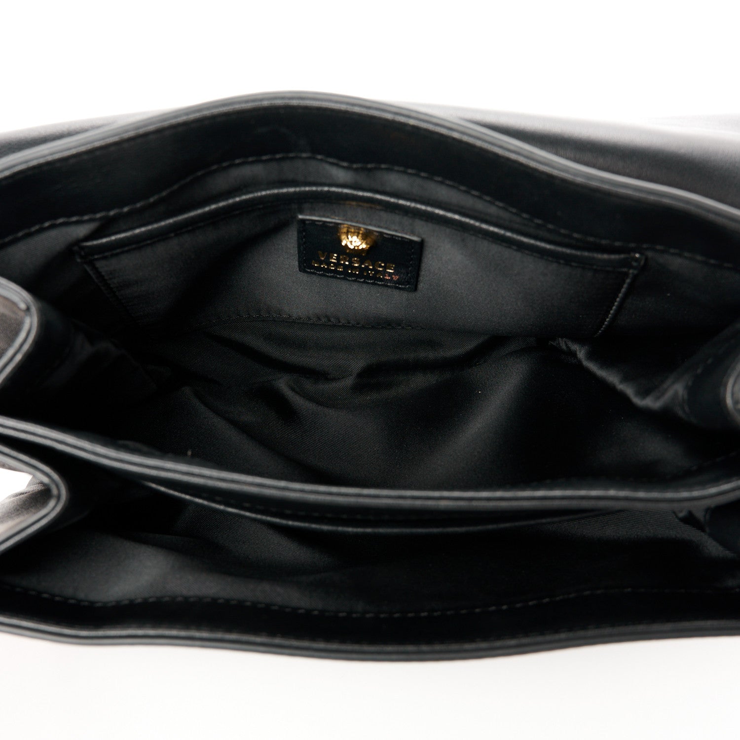 Versace Nappa Palazzo Sultan Shoulder Bag Black 5 of 11
