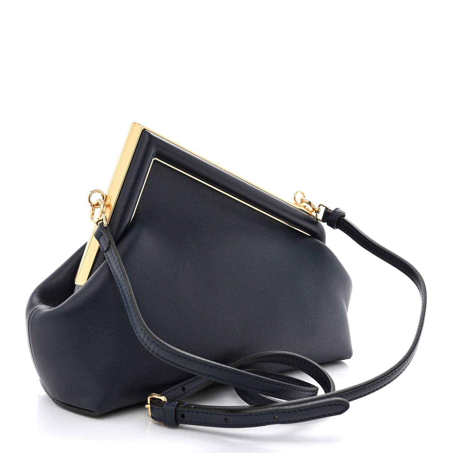 Shiny Nappa Medium Fendi First Dark Blue