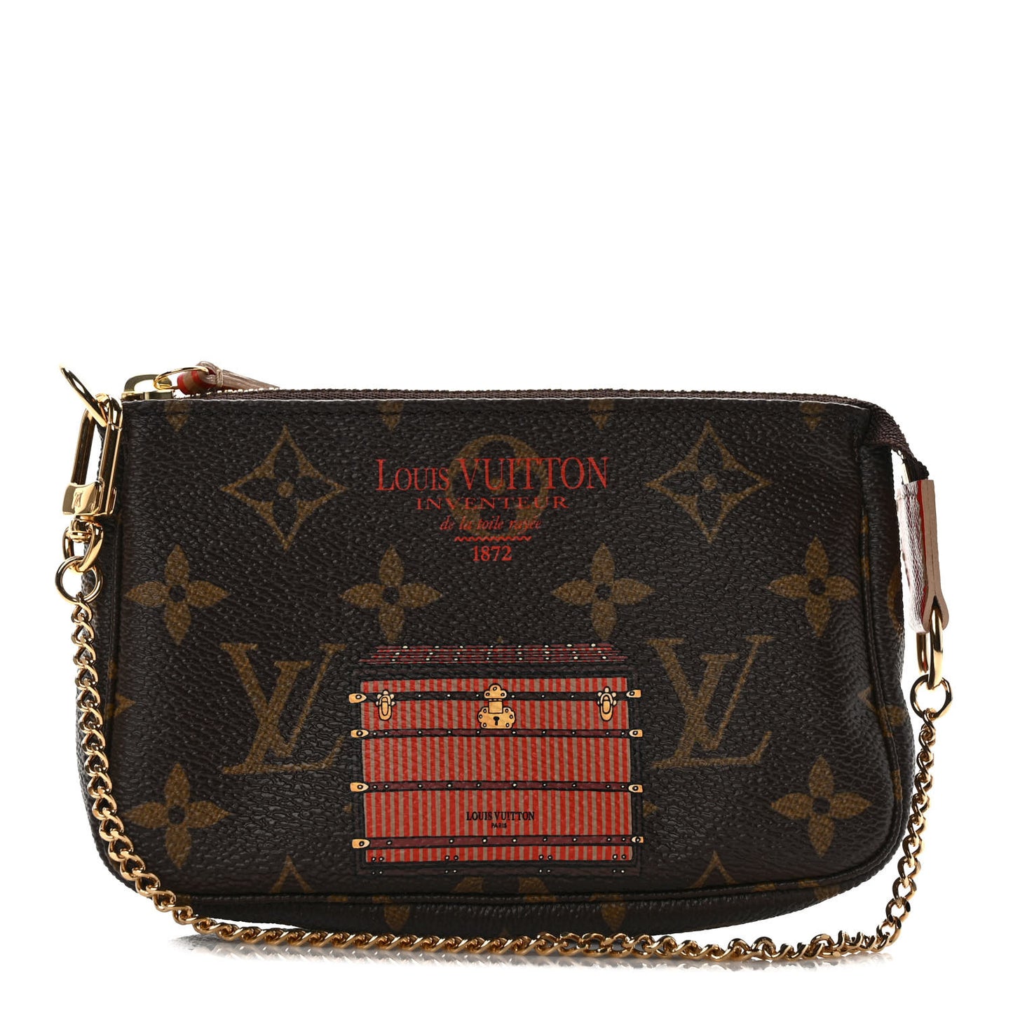Monogram Trunks and Locks Mini Pochette Accessories