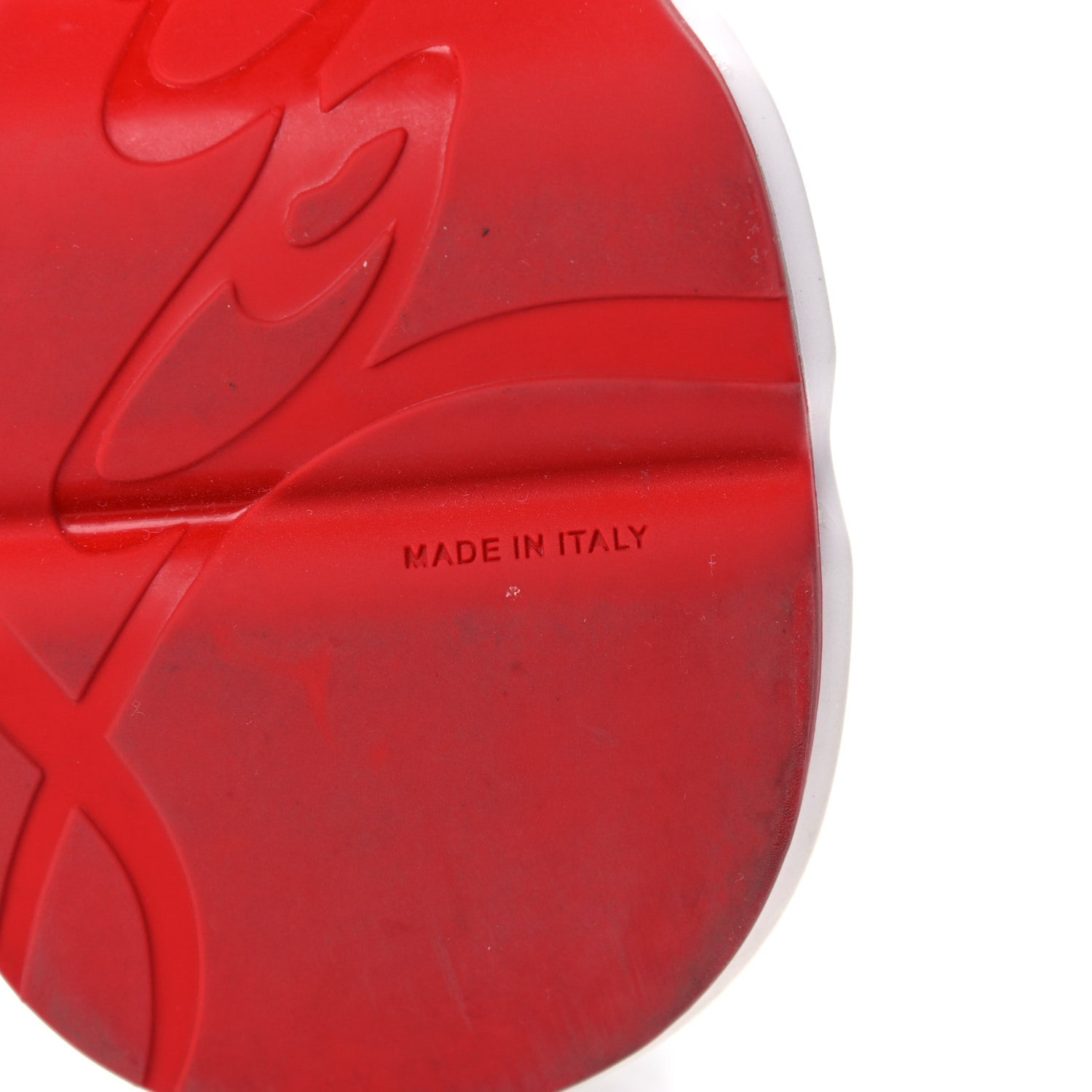 Christian Louboutin Neoprene Specchio Laser Donna Red Runner Spike Flat Sneaker 37.5 Multicolor 6 of 15