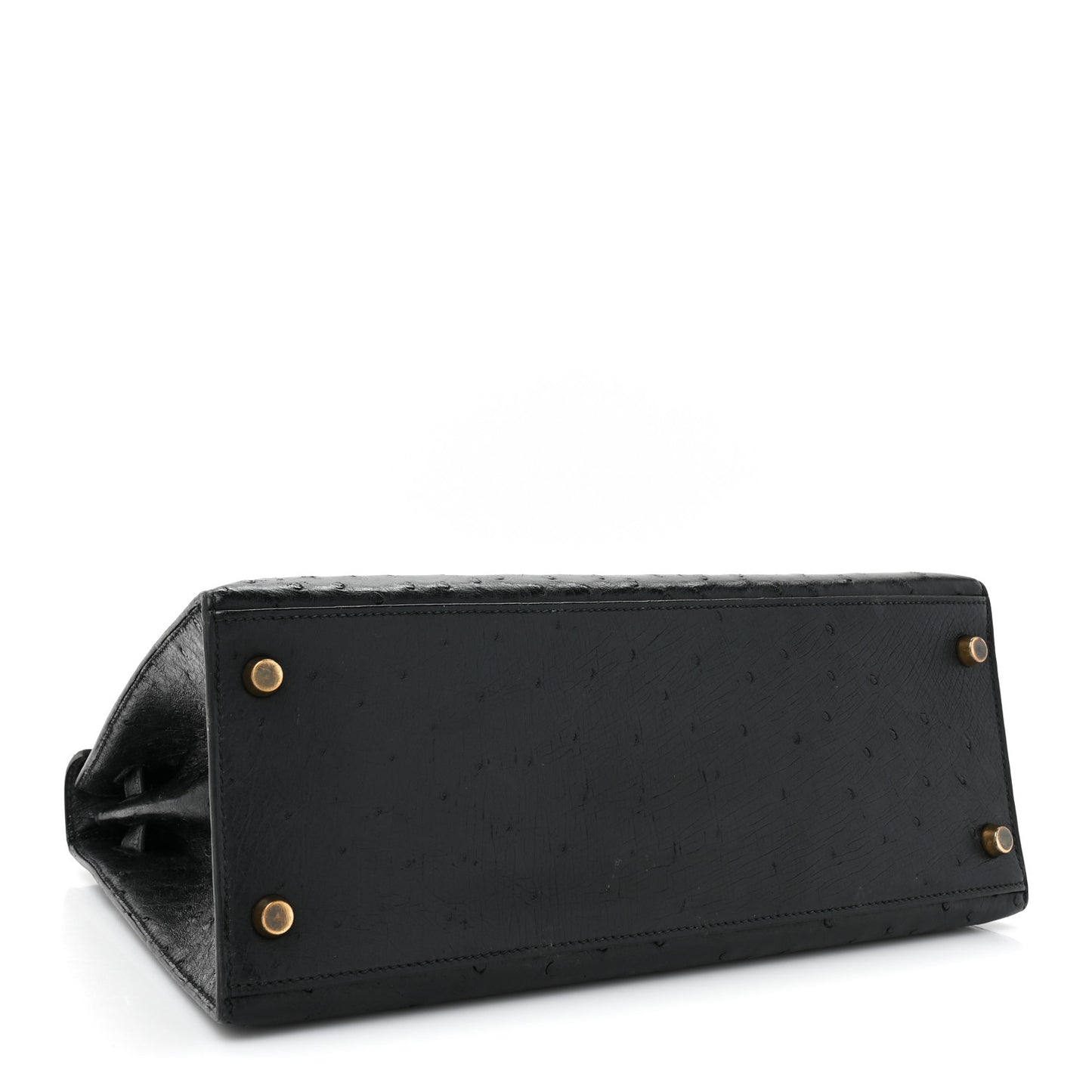 Ostrich Kelly Sellier 28 Black