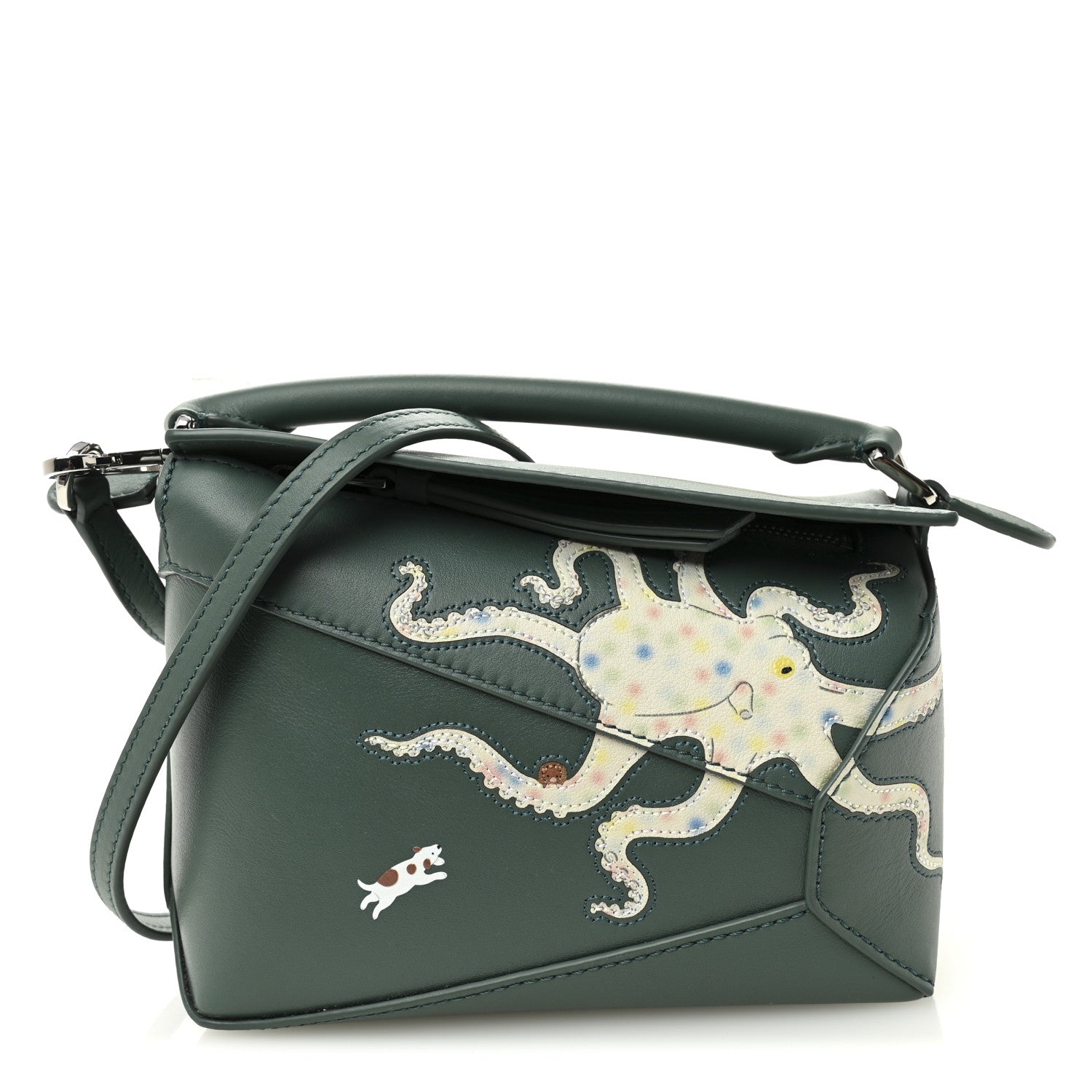 Loewe X SUNA FUJITA Shiny Calfskin Mini Octopus Puzzle Edge Bag Loewe X SUNA FUJITA Shiny Calfskin Mini Octopus Puzzle Edge Bag
