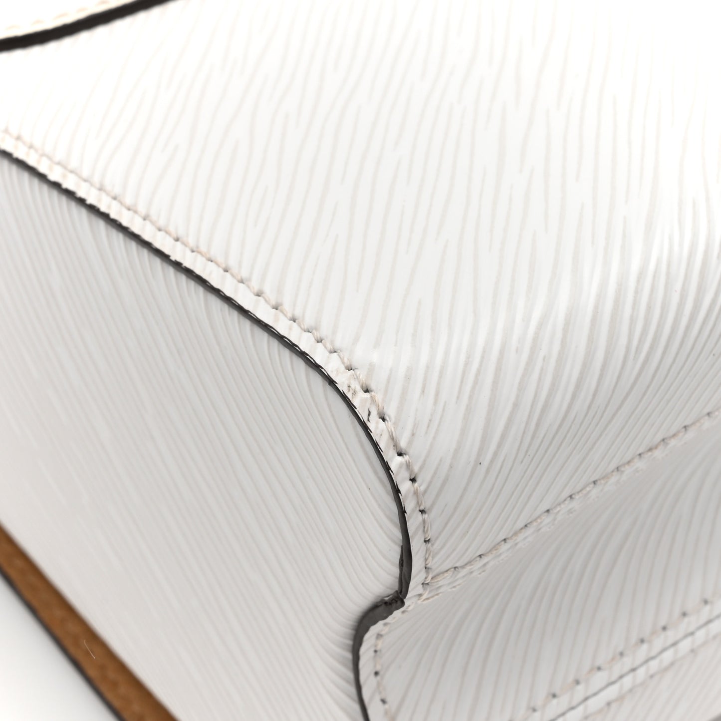 Epi Twist Shoulder Bag MM White