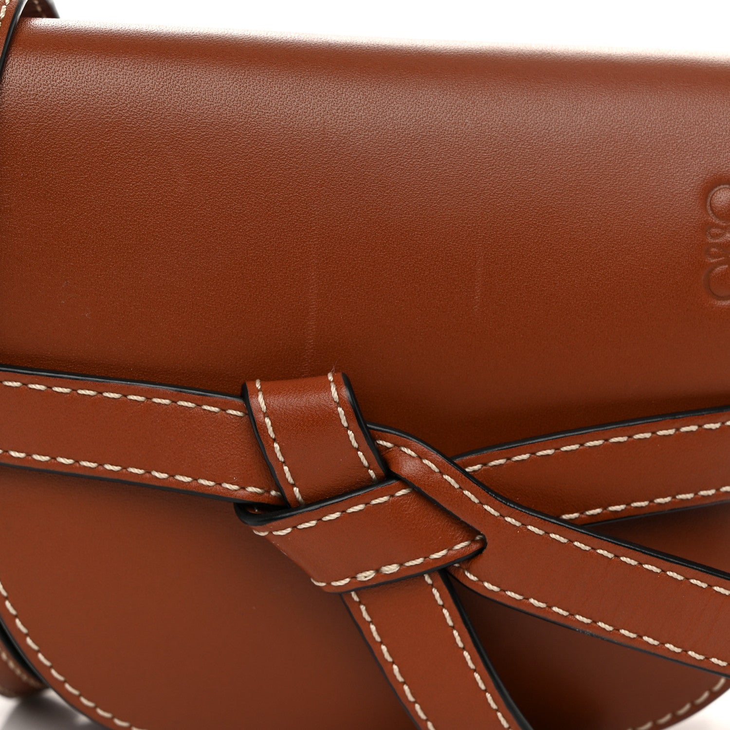 Loewe Calfskin Mini Gate Crossbody Bag Rust 8 of 11