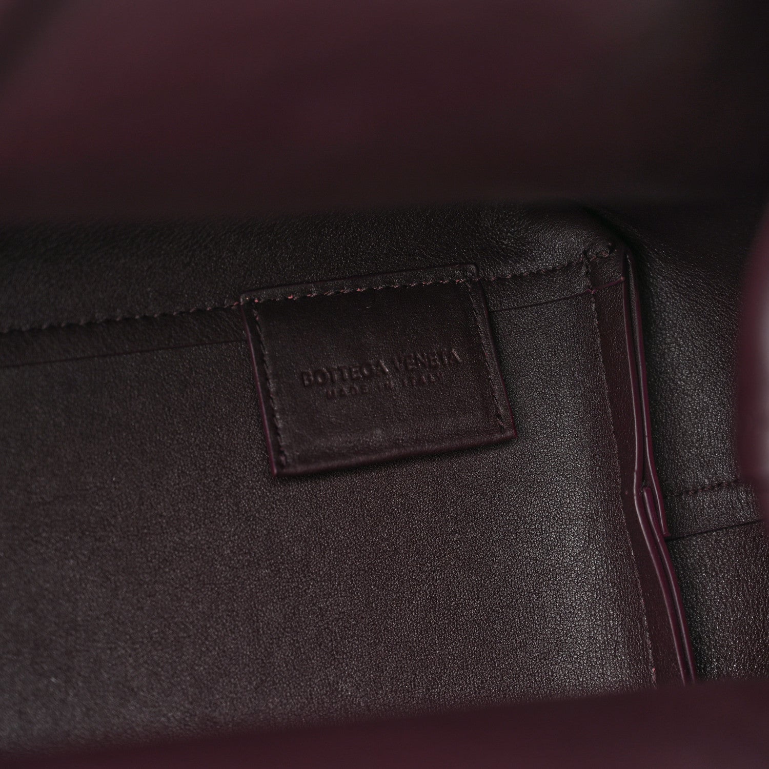 Bottega Veneta Calfskin Medium The Point Triangle Bag Grape 6 of 9