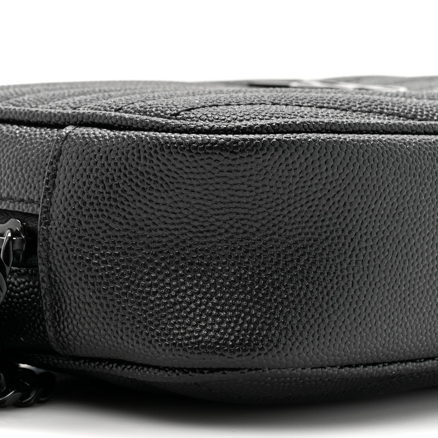 Grain De Poudre Matelasse Monochrome Monogram Mini Lou Camera Bag Black