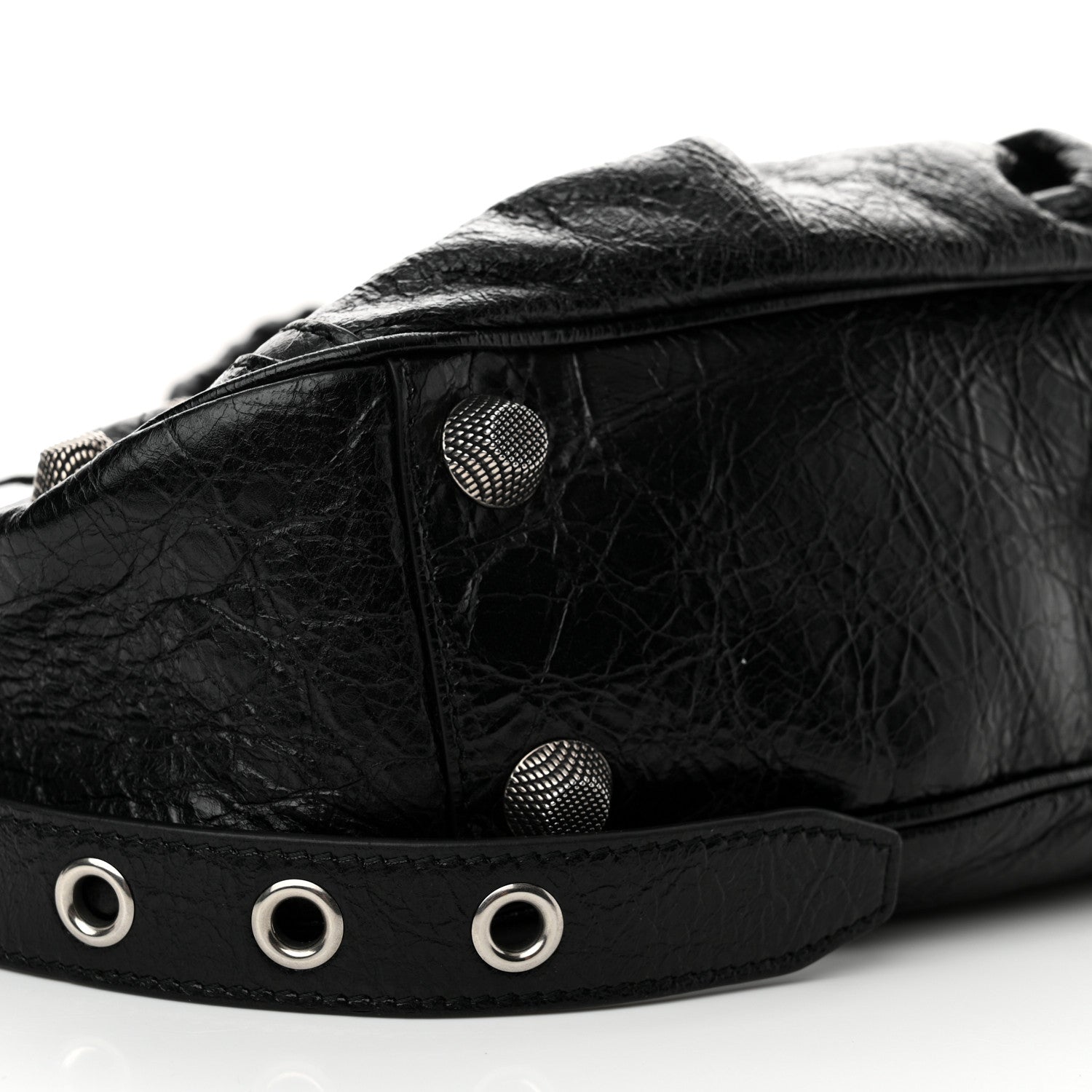 Balenciaga Agneau Arena Small Le Cagole Shoulder Bag Black 10 of 11