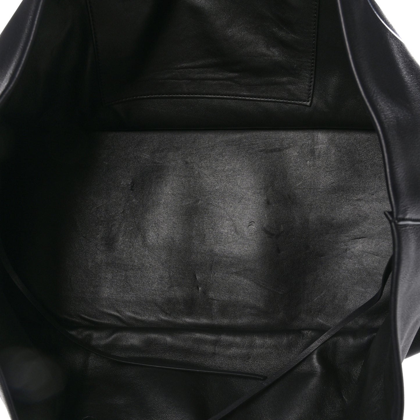 Polished Saddle Calfskin Idaho Top Handle Black