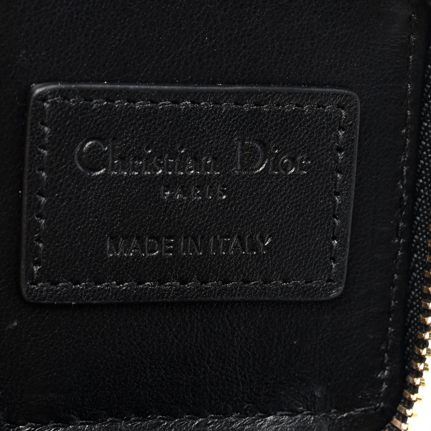 Patent Cannage Cube Wristlet Black