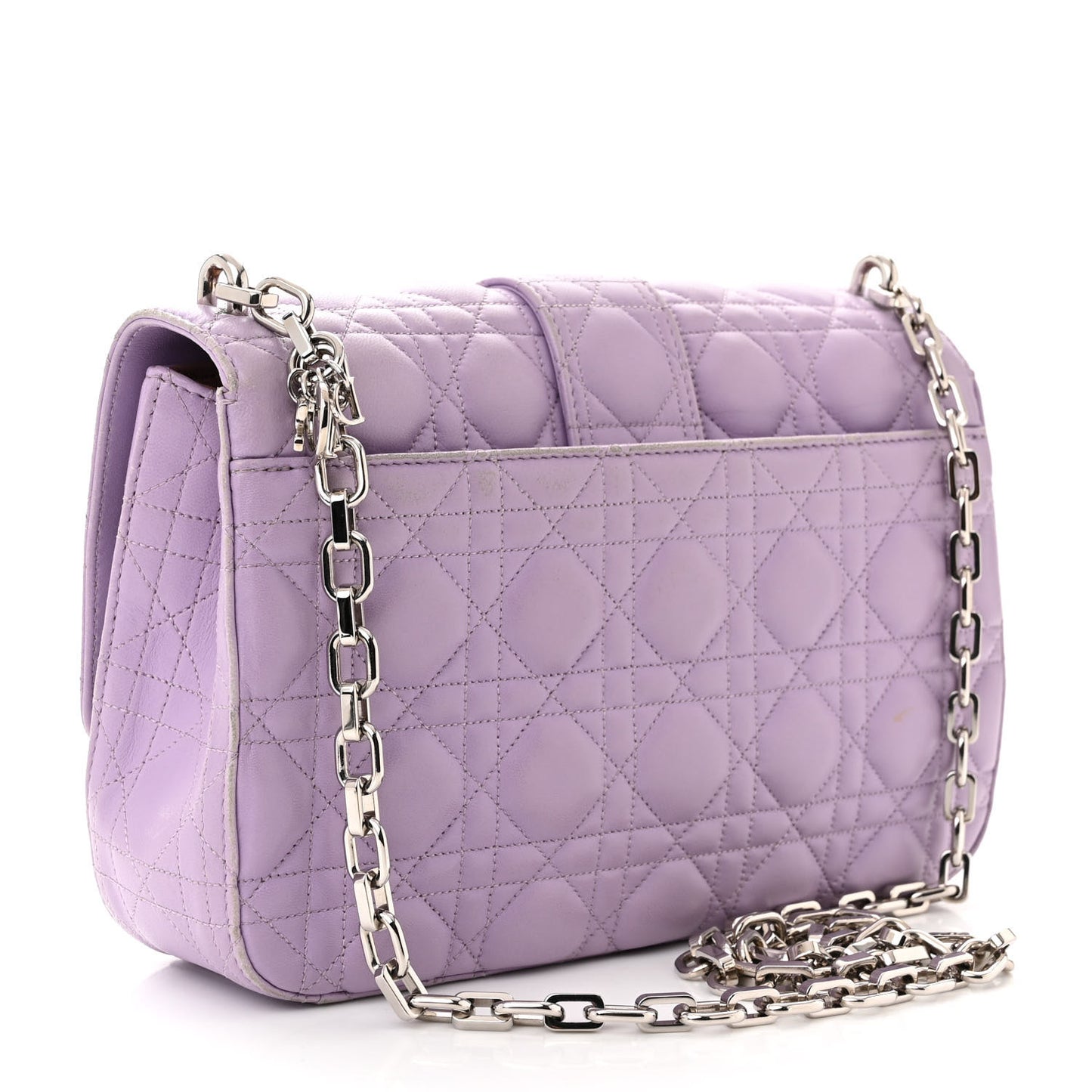 Lambskin Cannage Medium Miss Dior Flap Lilac