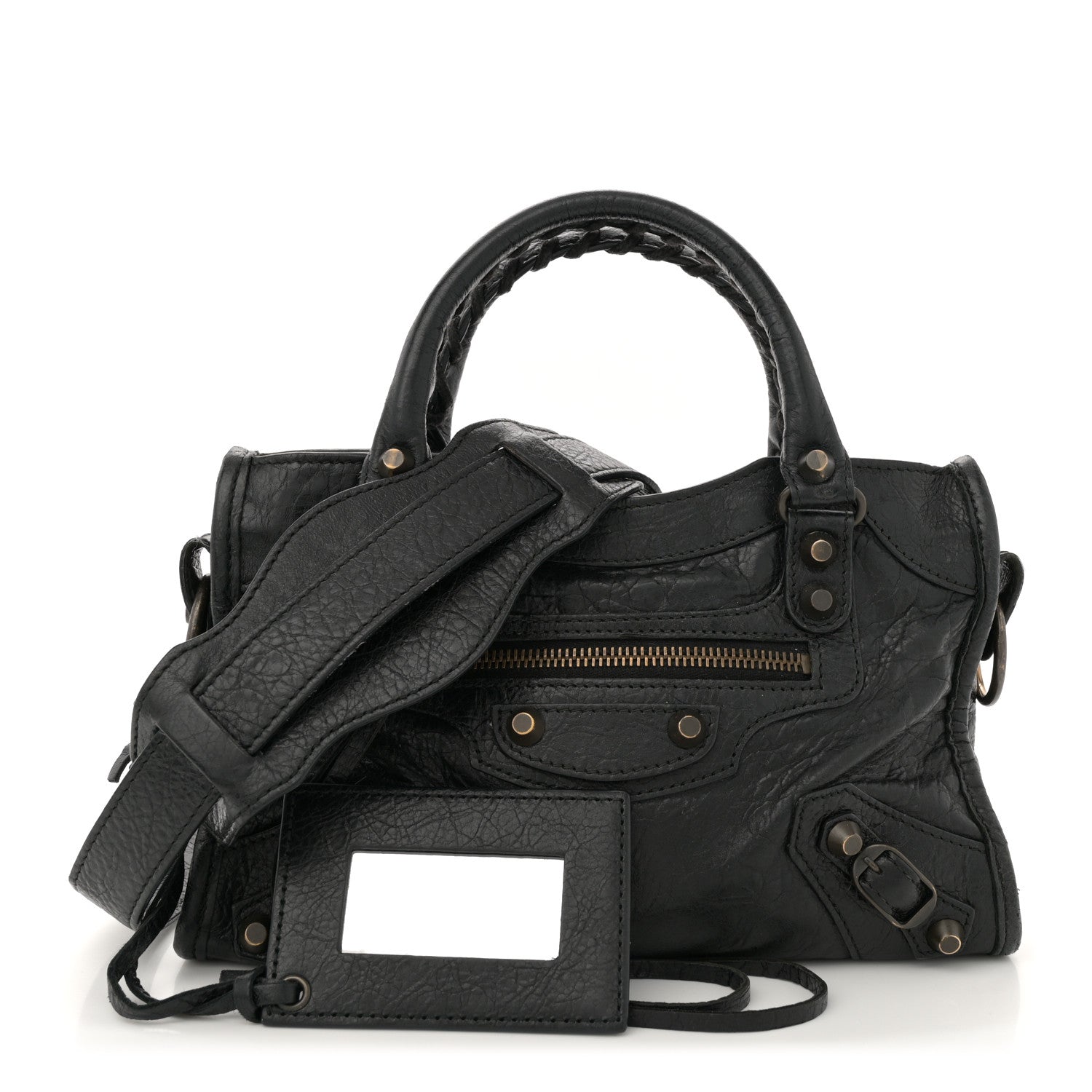 バッグ BALENCIAGA AGNEAU MINI FOLDER HAND BAG バッグ BALENCIAGA