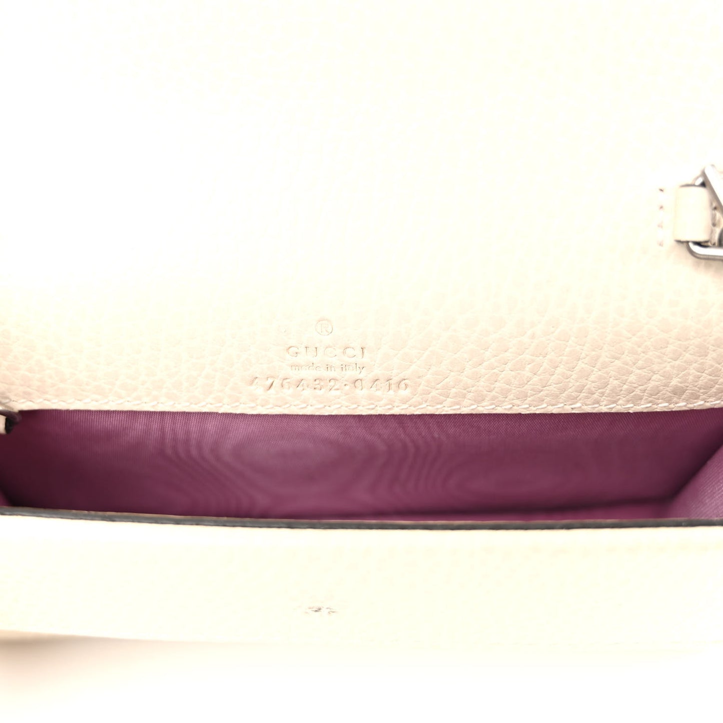 Dollar Calfskin Crystal Super Mini Dionysus Shoulder Bag Mystic White Black Diamond