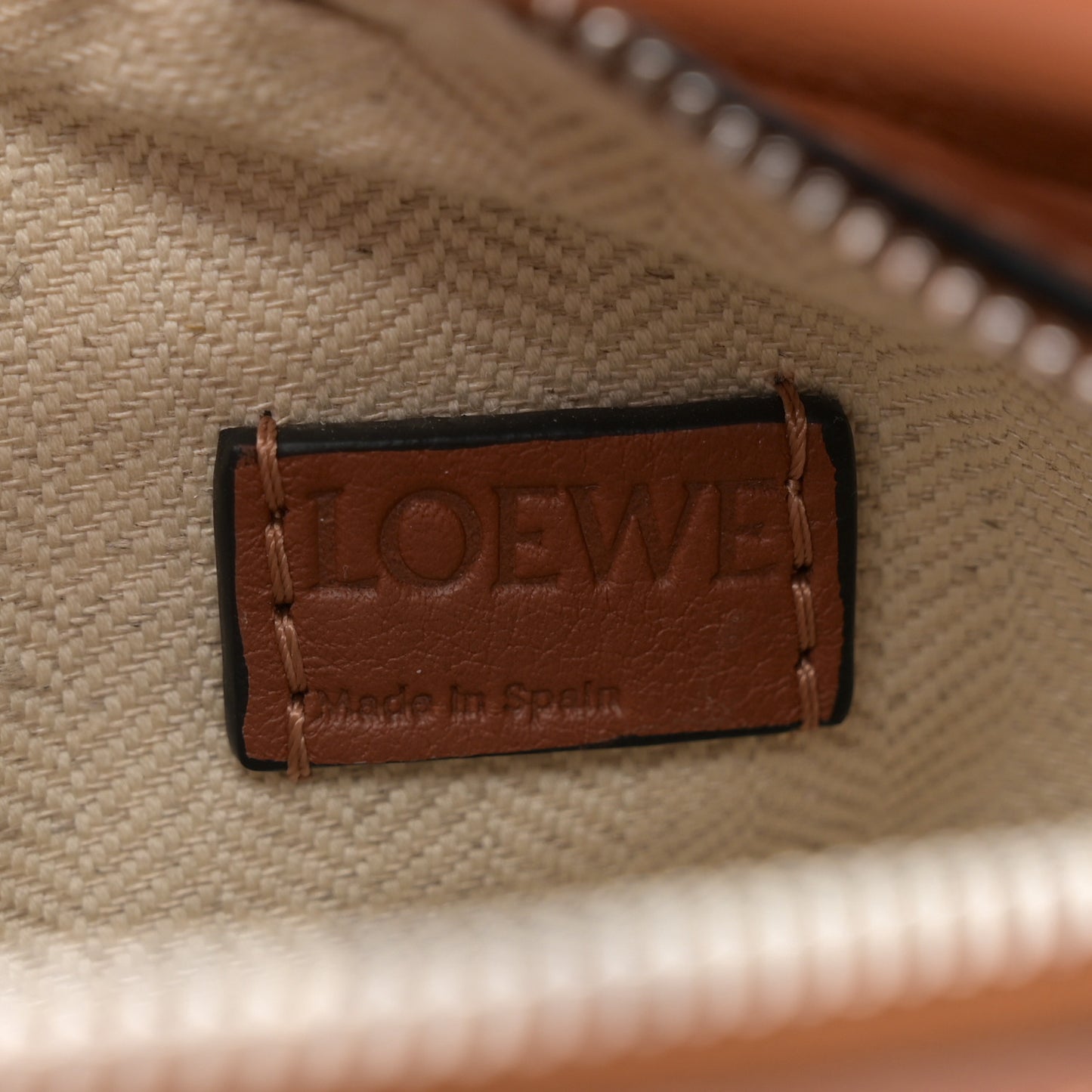 Calfskin Nano Puzzle Bag Tan