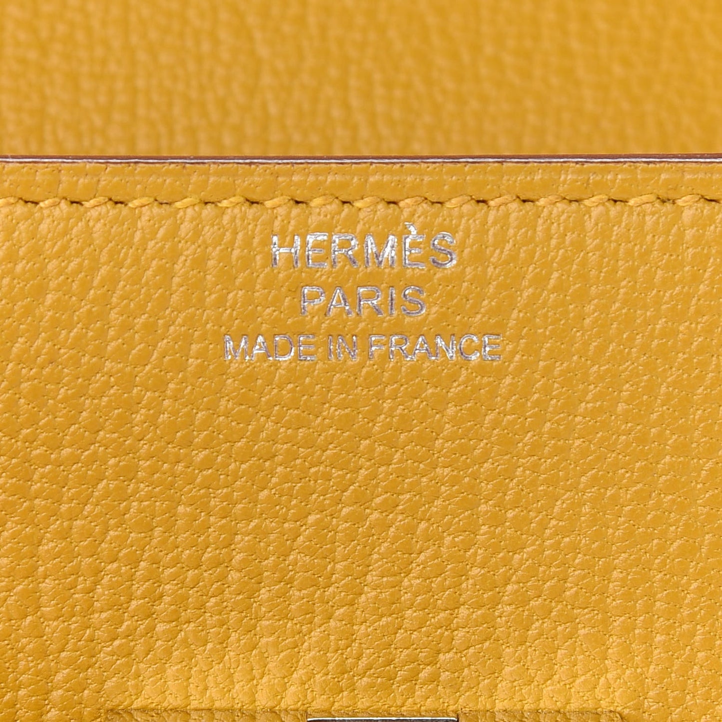 Chevre Mysore Mini Cinhetic Wallet Jaune Ambre