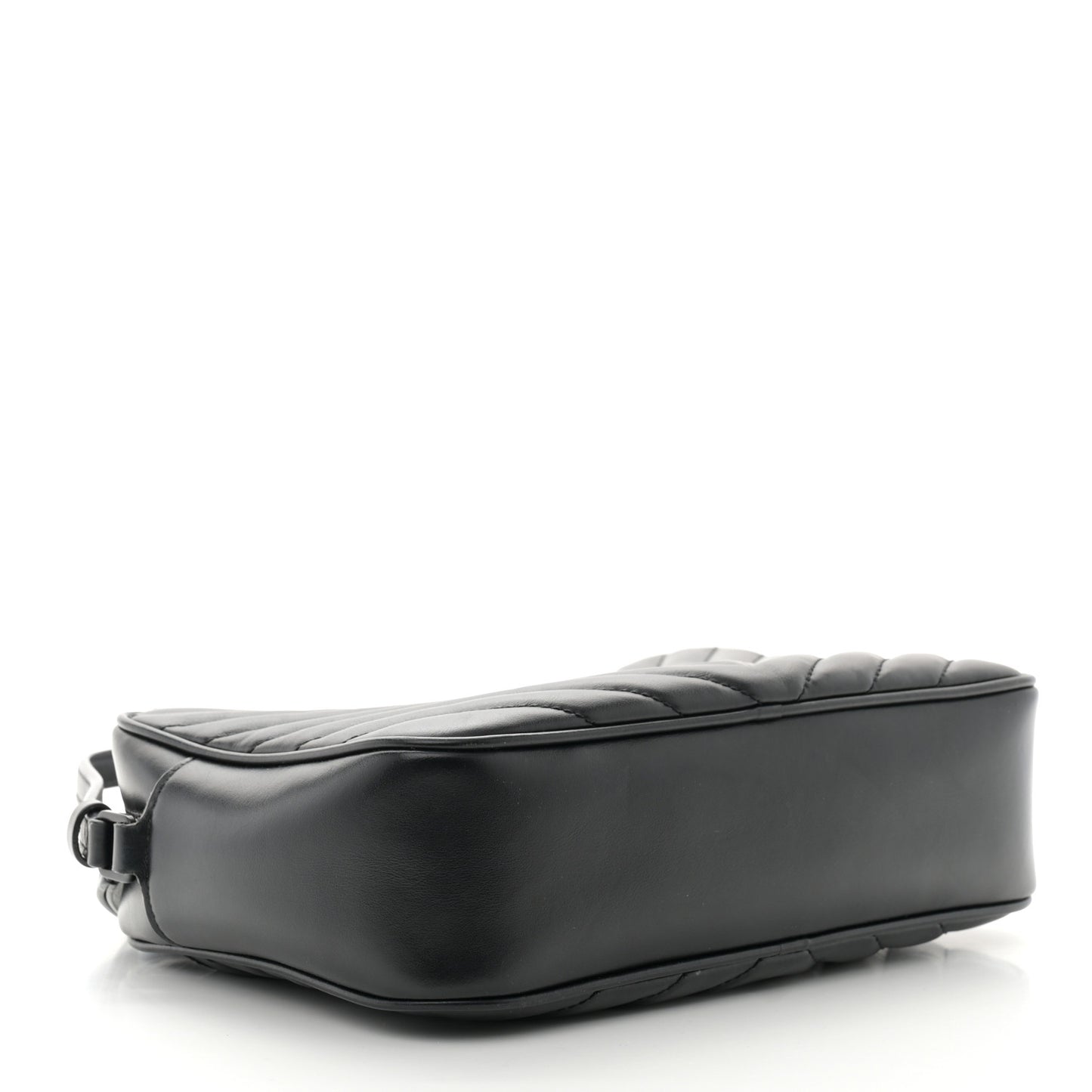 Calfskin Matelasse Monogram Monochrome Lou Camera Bag Black