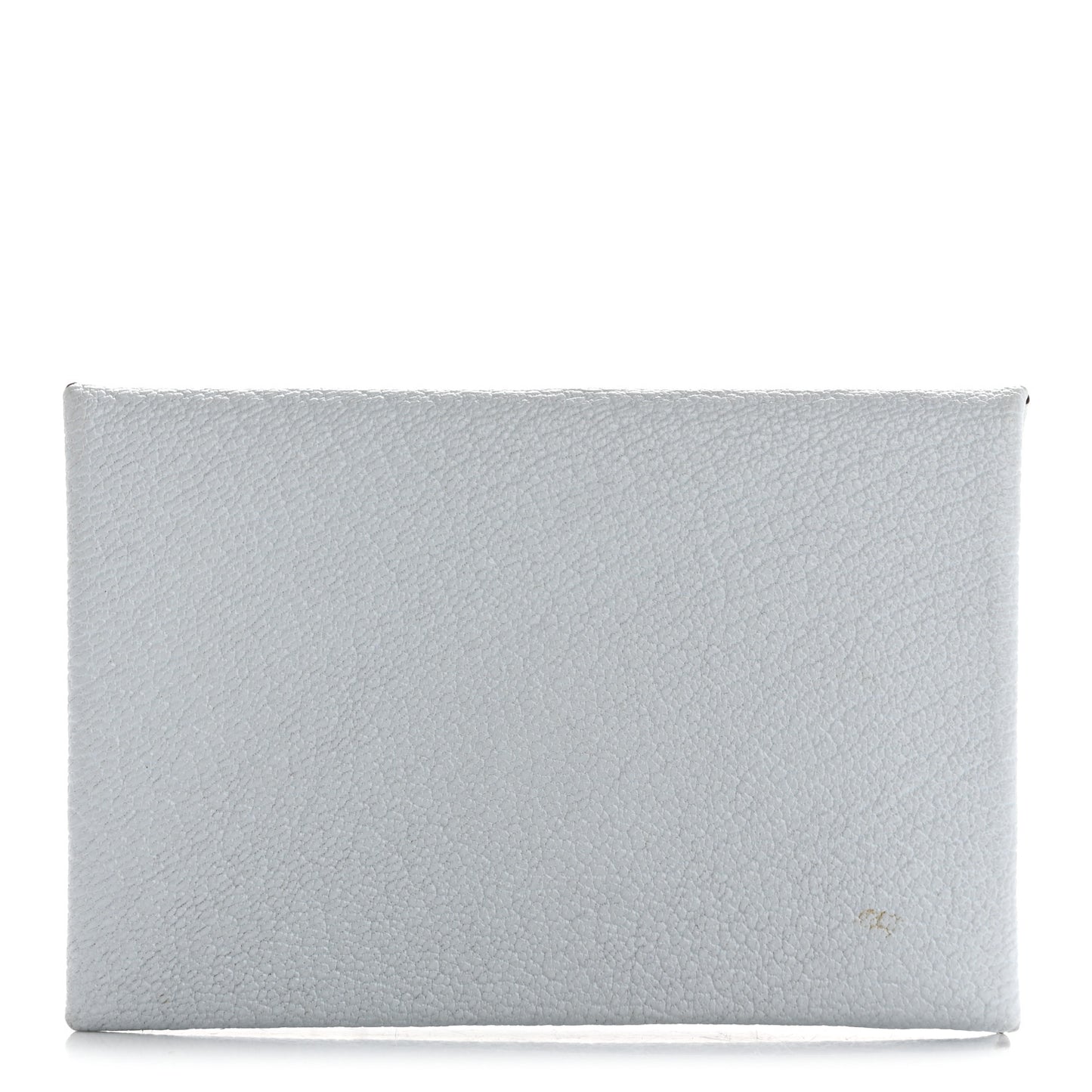Chevre Mysore Verso Calvi Card Case Bleu Brume Brique