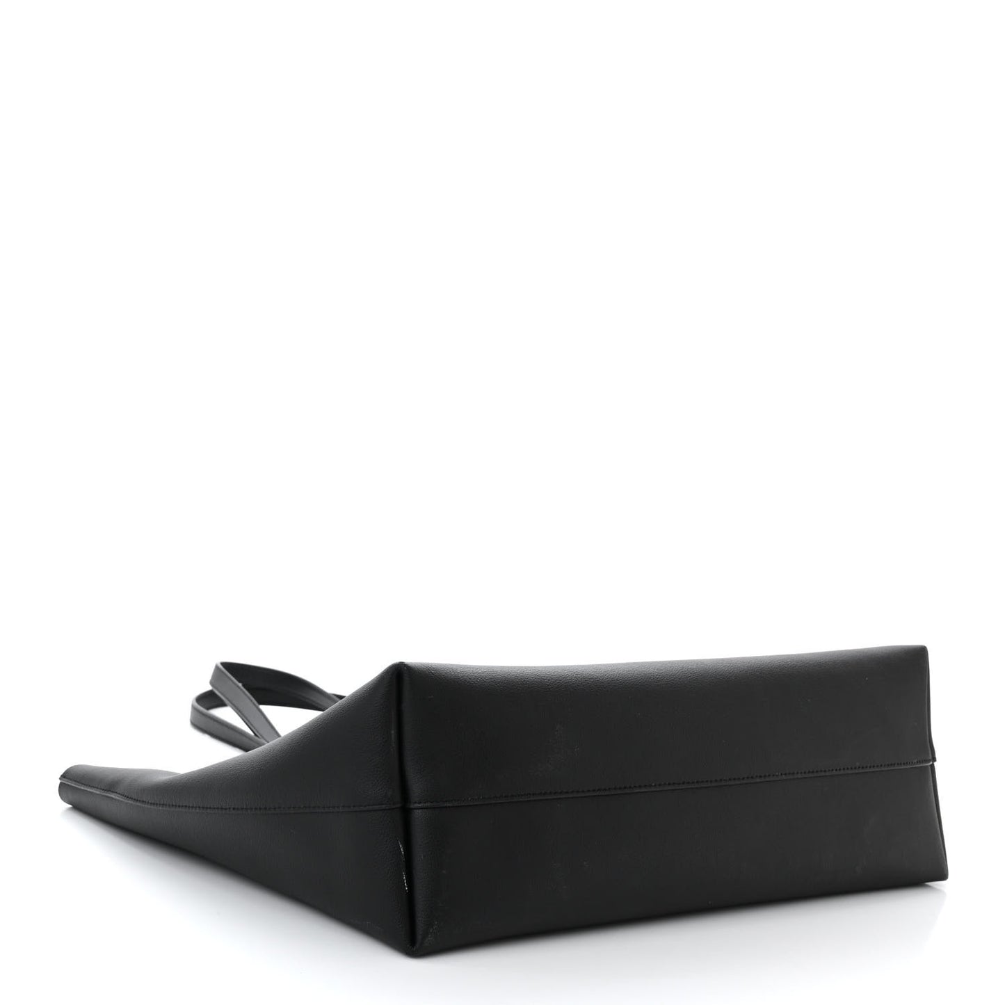 Calfskin Large Shopping Tote Black