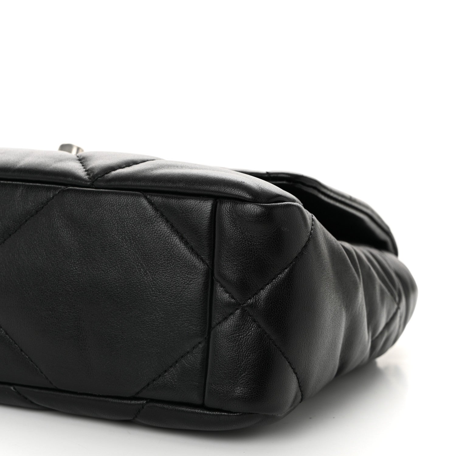 Chanel Lambskin Quilted Medium Chanel 19 Flap Black 10 of 10