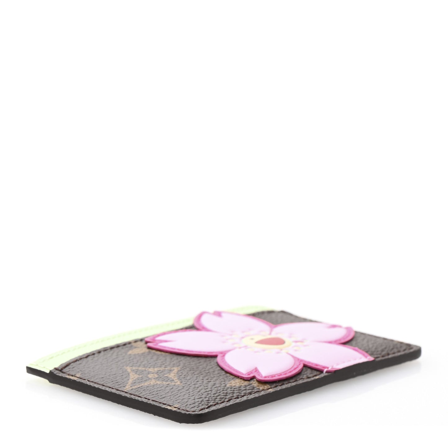 LV X TM Monogram Cherry Blossom Card Holder Sakura Brown