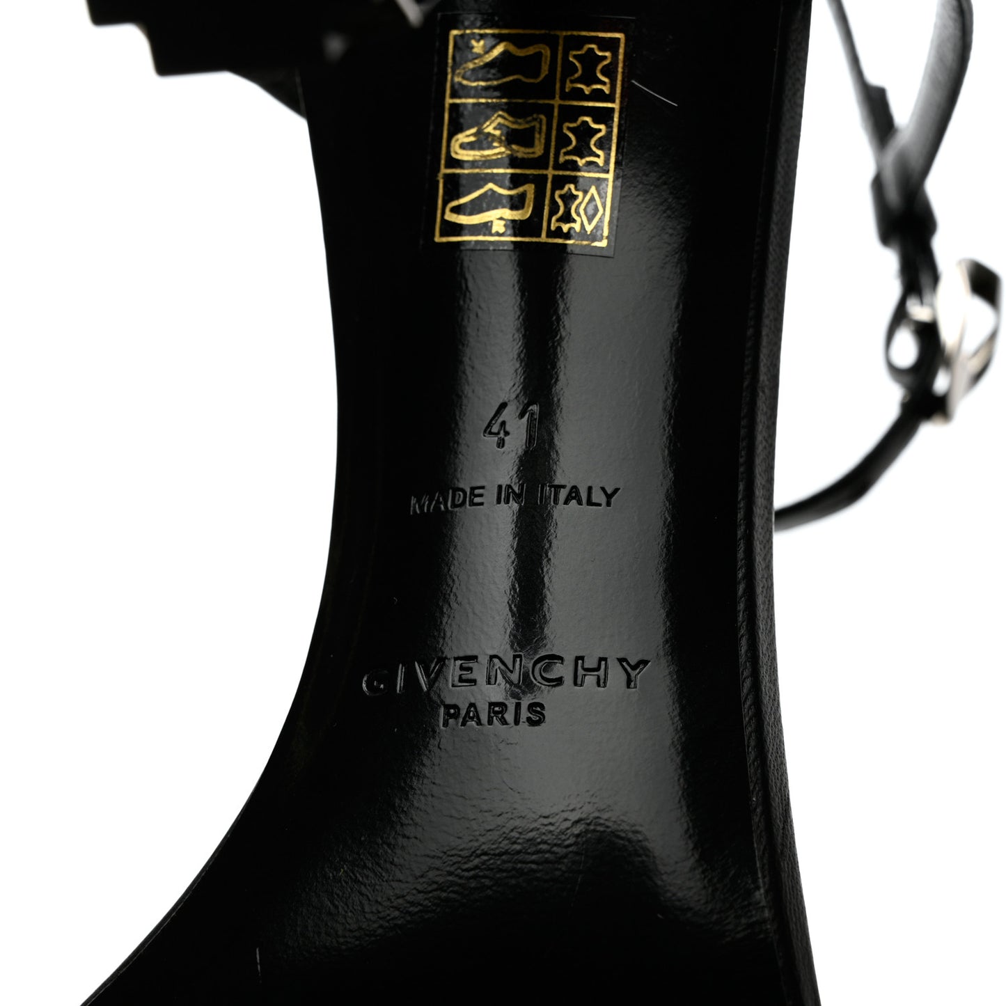 Smooth Nappa G Cube 85mm Sandals 41 Black