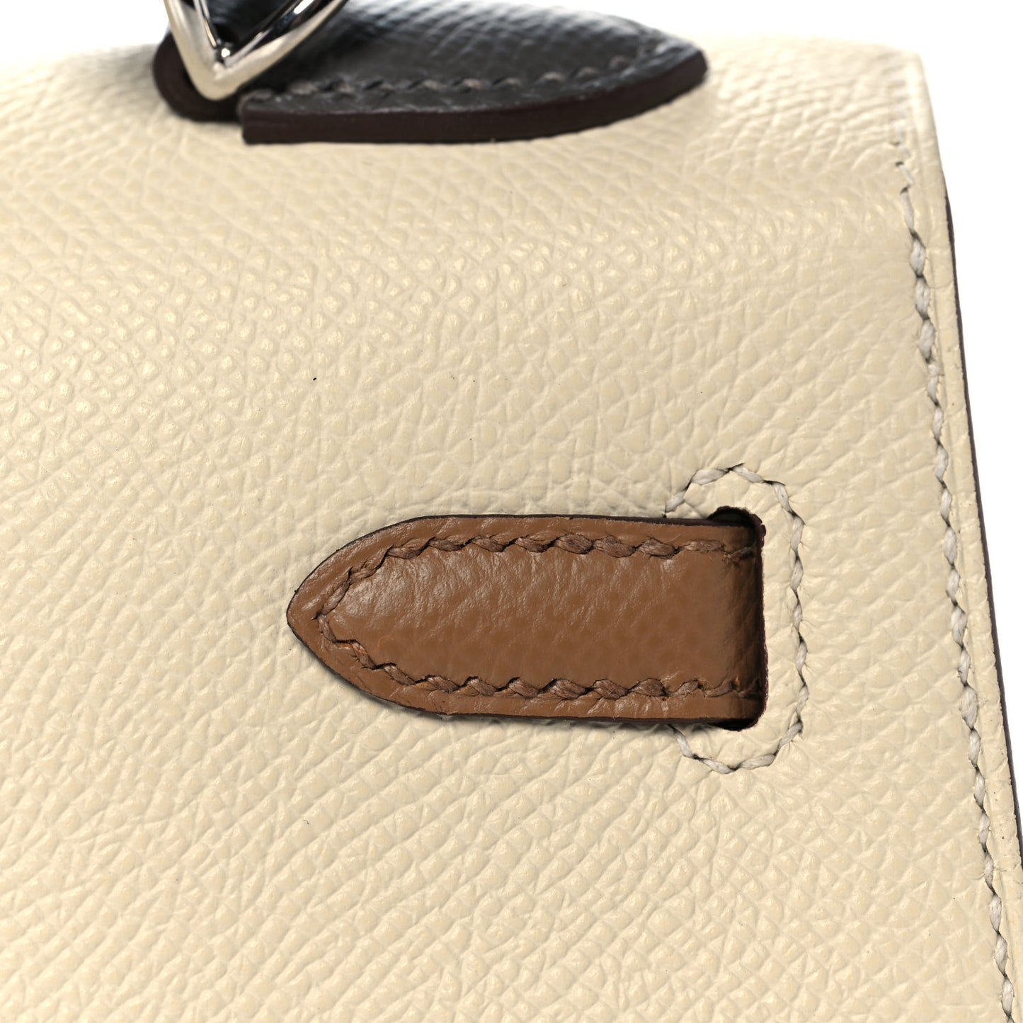 Epsom Tri-Color Kelly Sellier 25 Nata Chai Gris Meyer