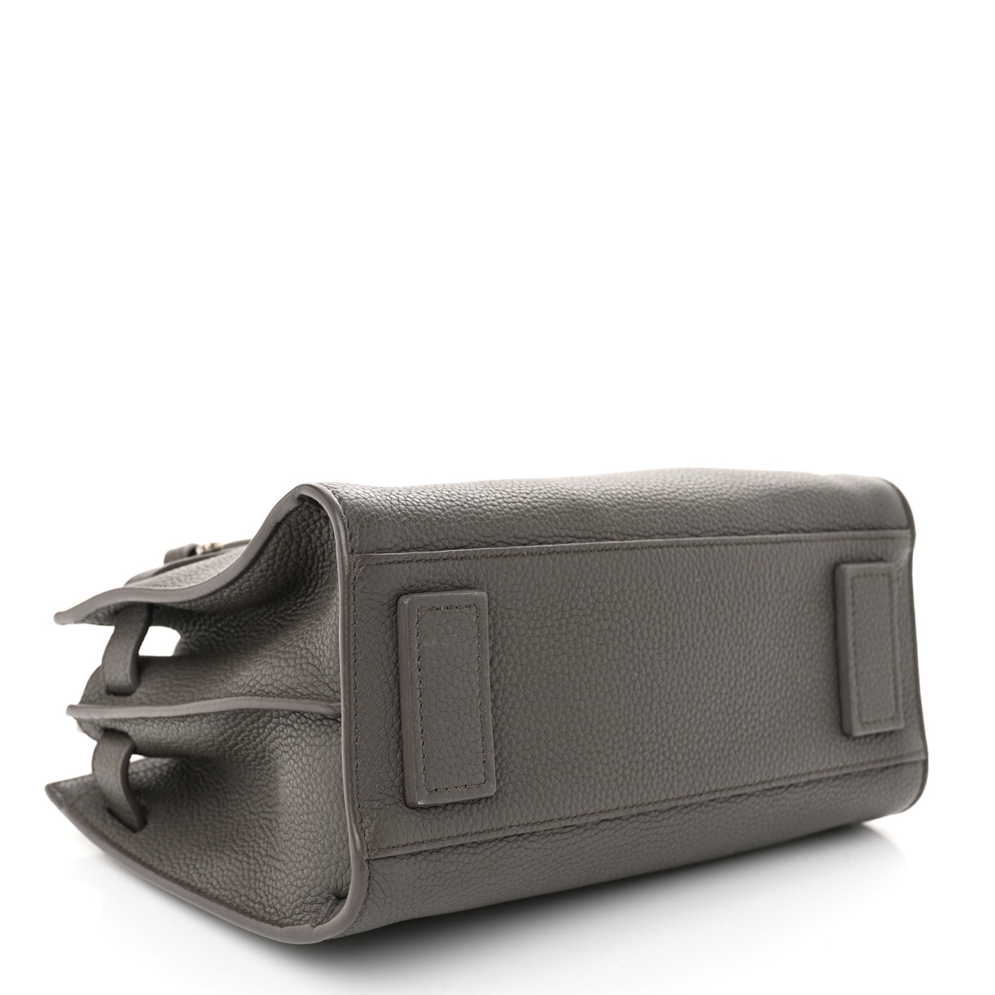 Grained Calfskin Nano Supple Sac De Jour Fog
