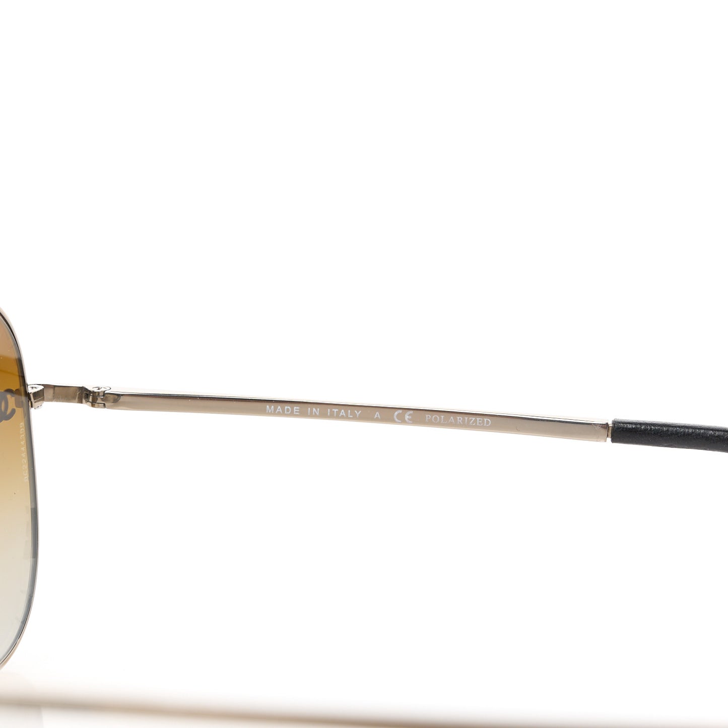 Metal Polarized Aviator CC Sunglasses 4189-T-Q Brown