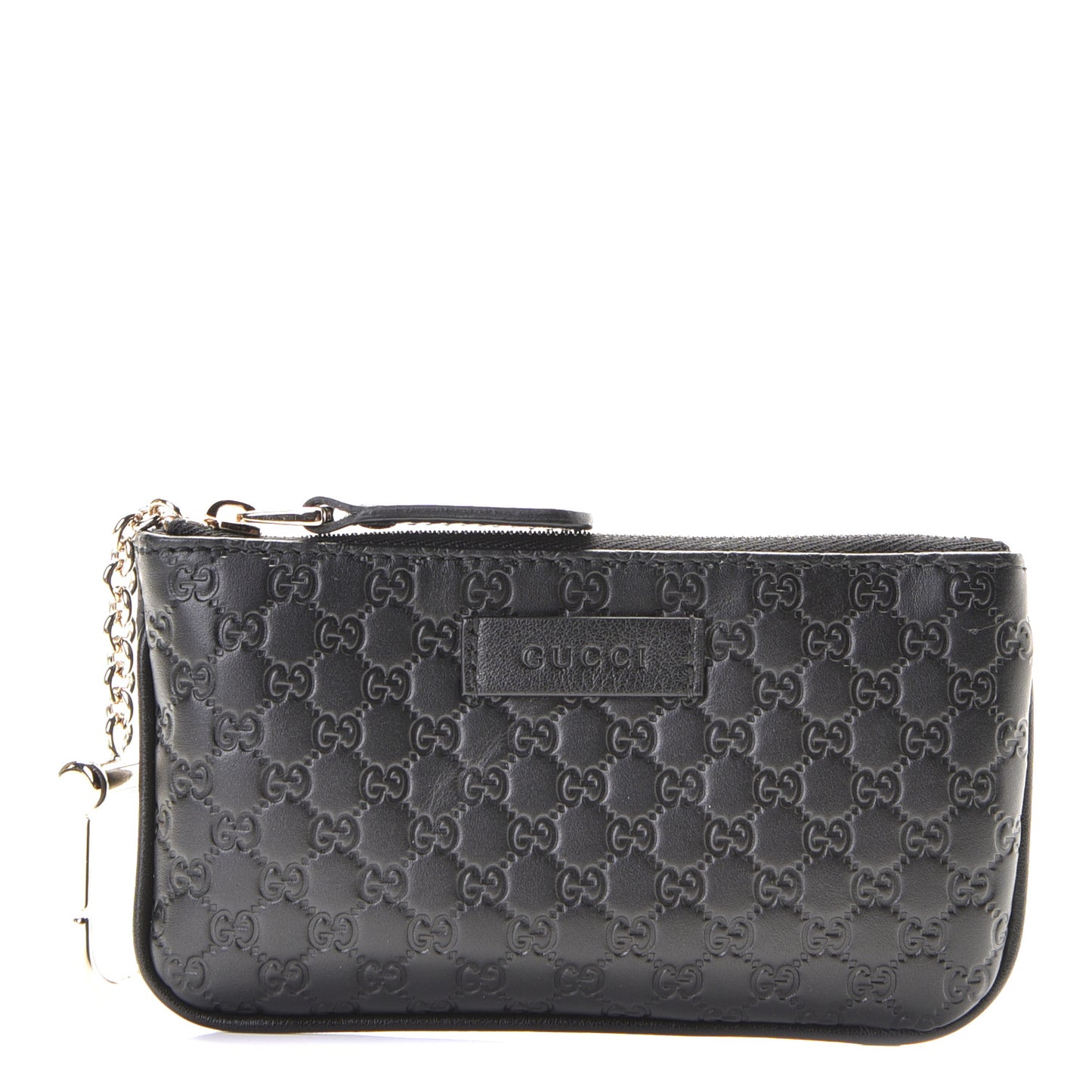 Microguccissima Key Ring Coin Case Black
