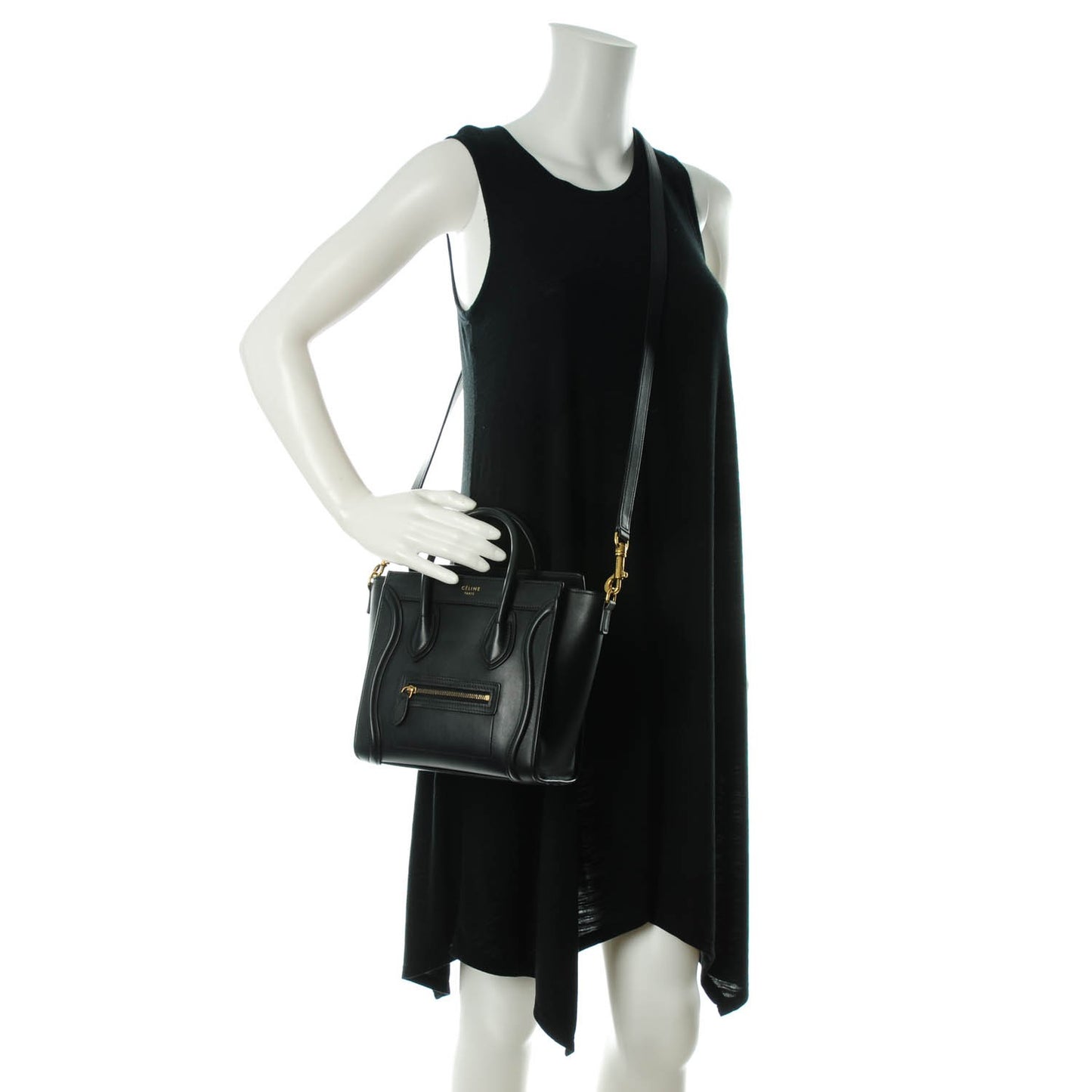 Smooth Calfskin Nano Luggage Black