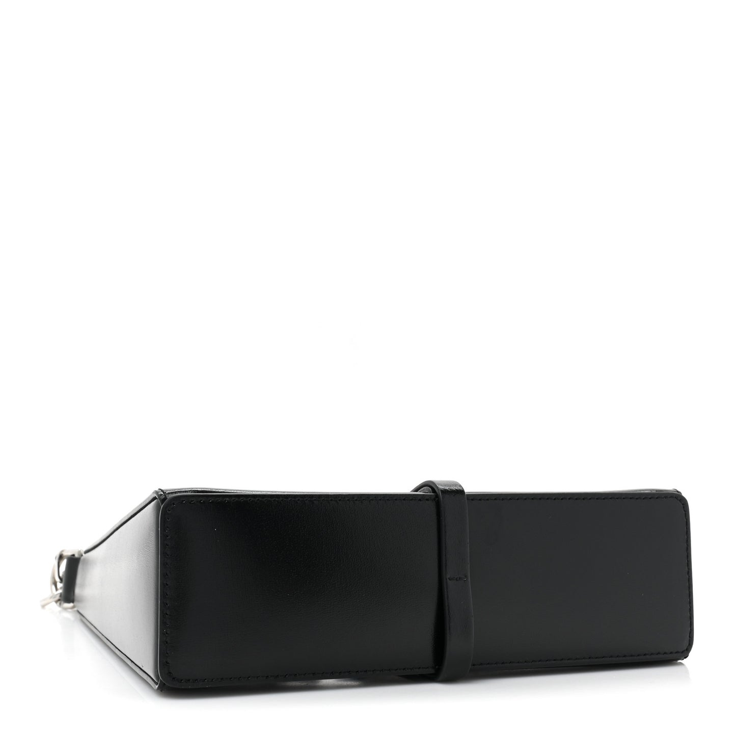 Box Calfskin Mini Cut Out Shoulder Bag Black