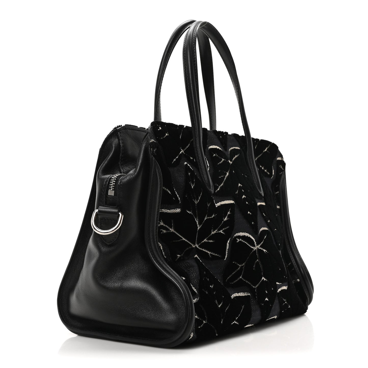 Velvet Shopper Tote Black