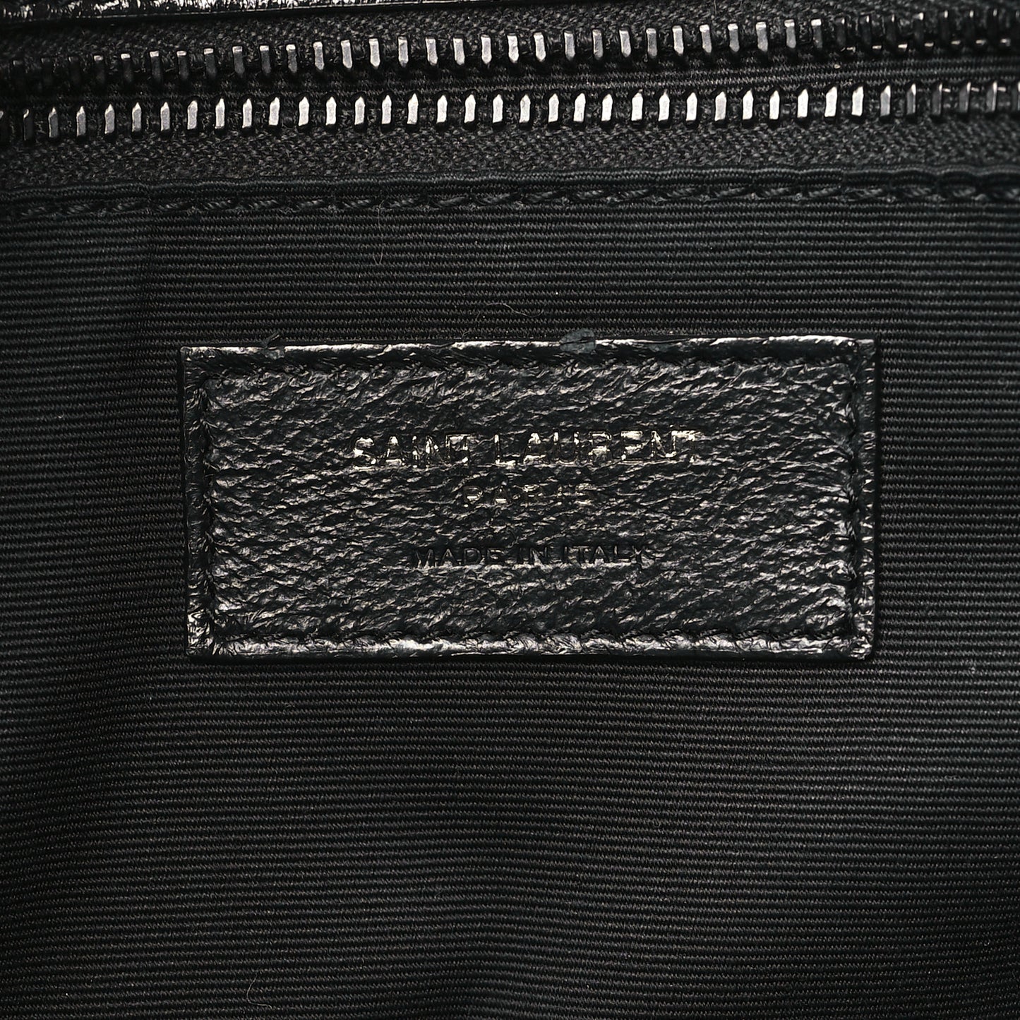 Crinkled Calfskin Matelasse Monogram Medium Niki Chain Satchel Black