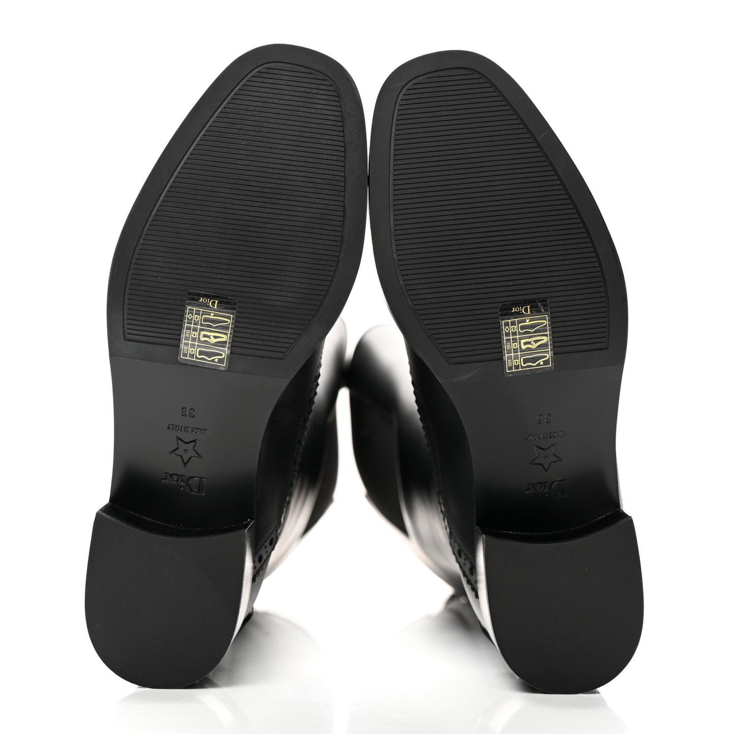 Calfskin D-Folk Boot 36 Black