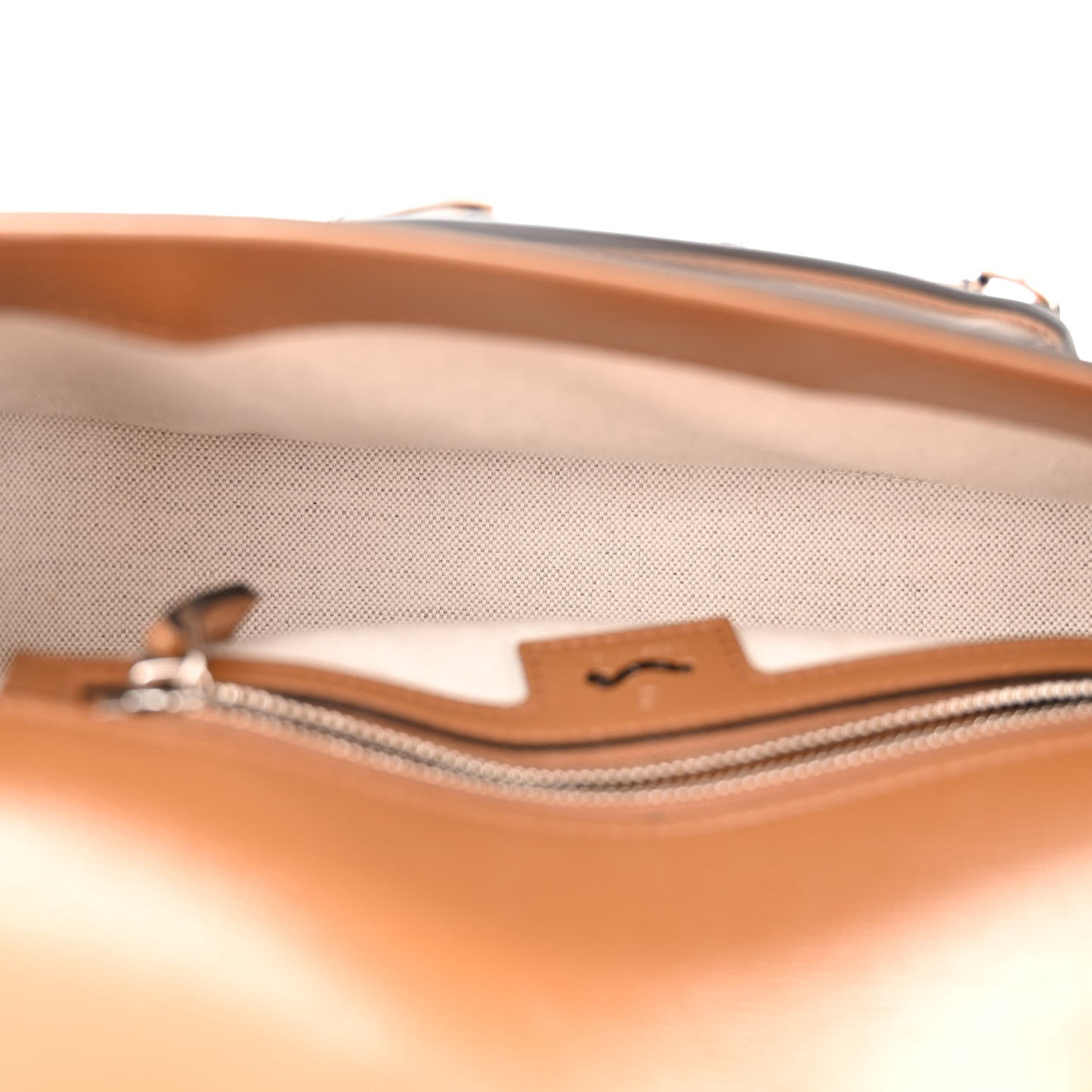 Monogram Small Horsebit 1955 Asymmetric Shoulder Bag Beige Brown Sugar